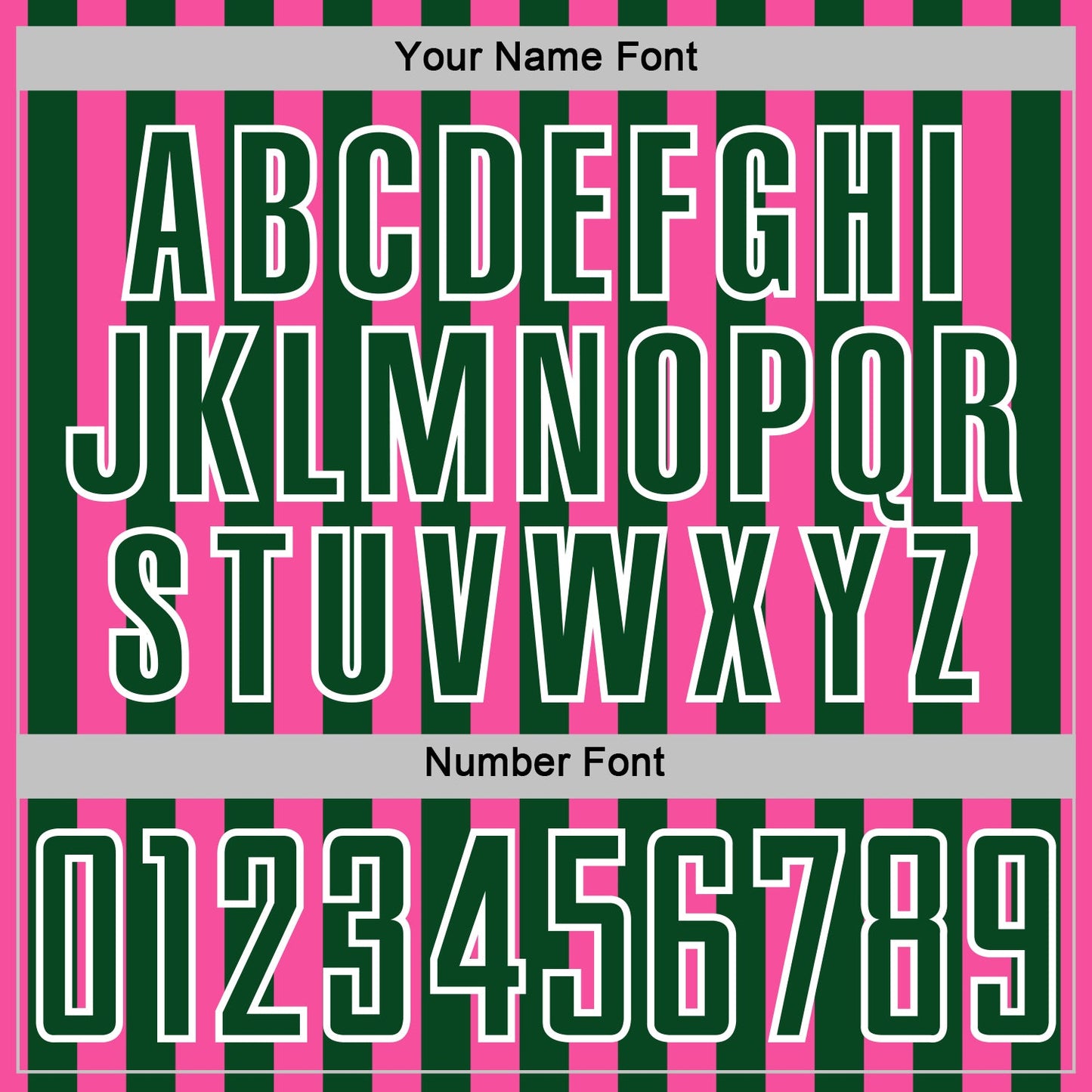 Custom Pink Green-White Stripe Sports Sublimation Soccer Uniform Jersey view 6
