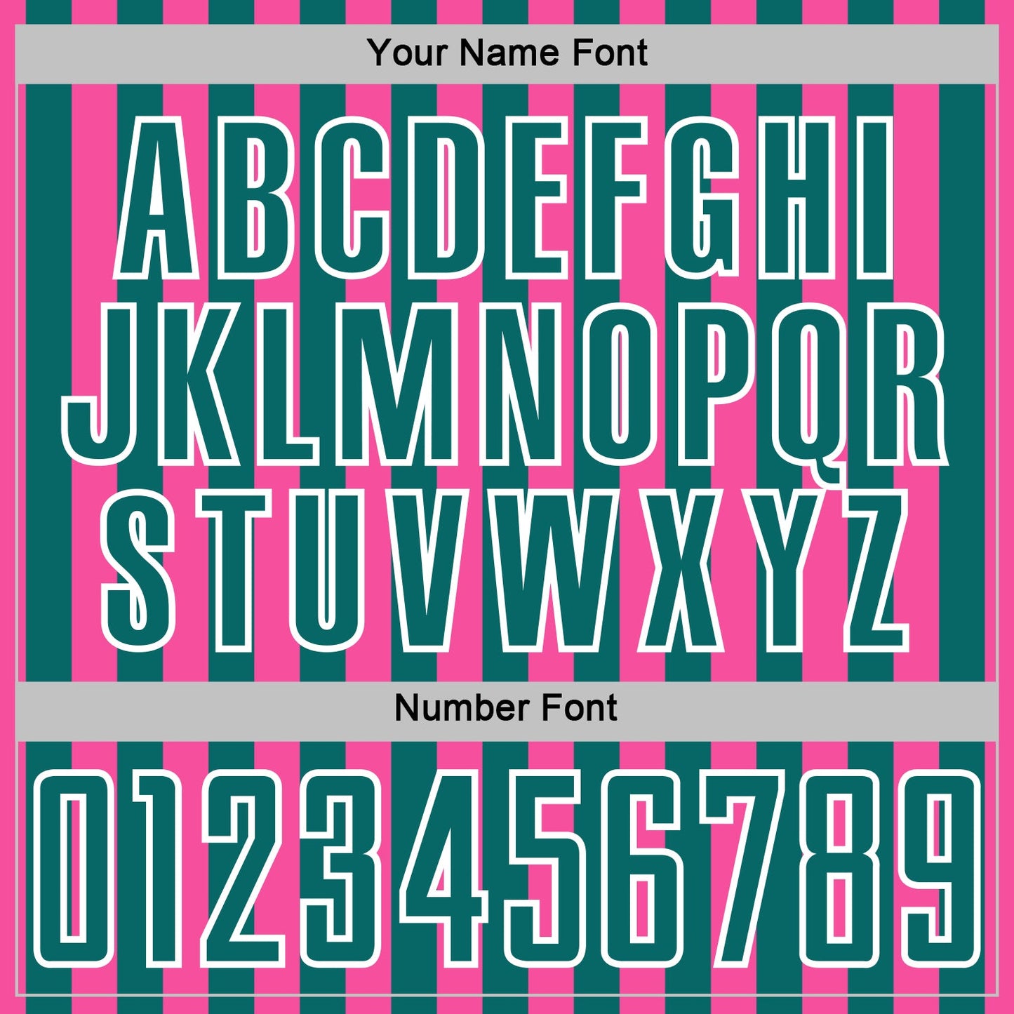 Custom Pink Teal-White Stripe Sports Sublimation Soccer Uniform Jersey view 6