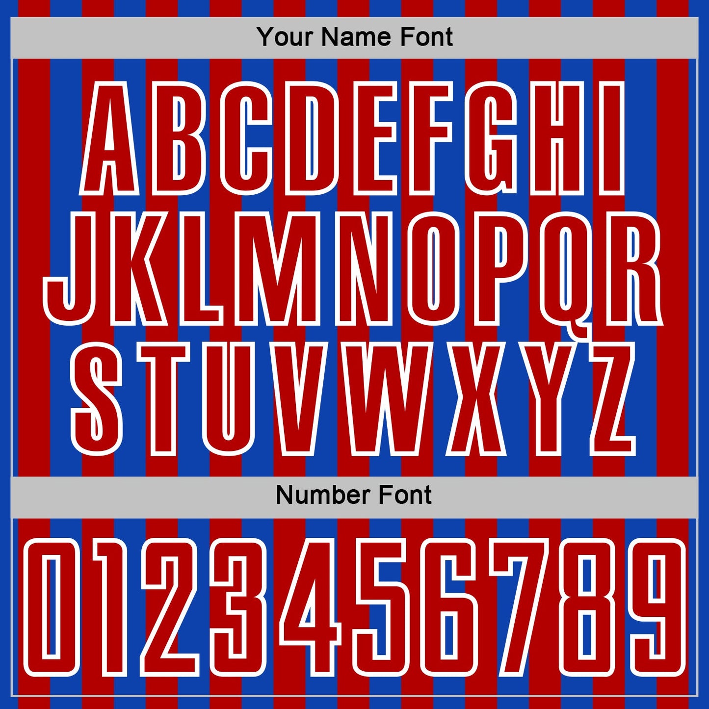 Custom Thunder Blue Red-White Stripe Sports Sublimation Soccer Uniform Jersey view 6