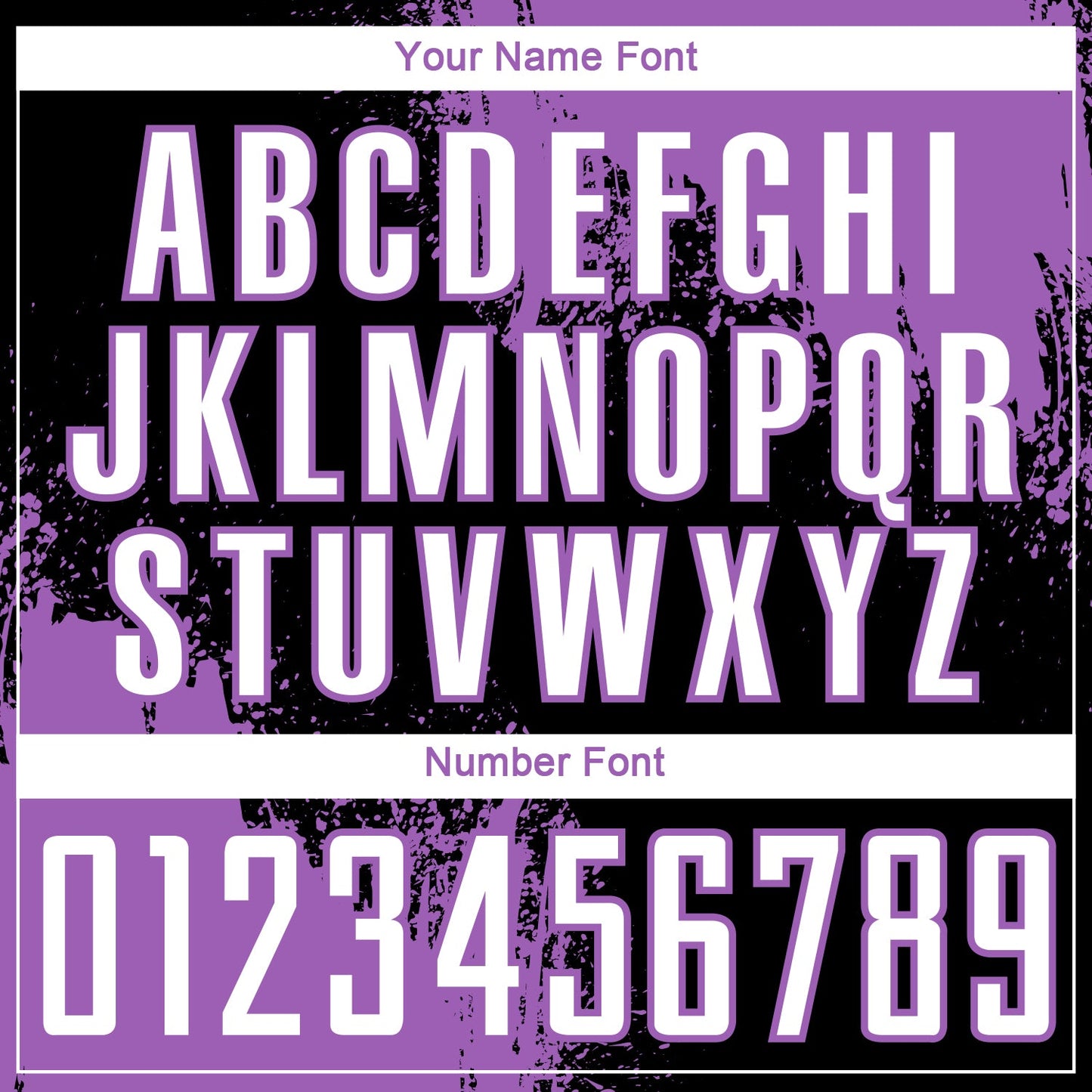 Custom Black White-Medium Purple Abstract Brush Stroke Sports Sublimation Soccer Uniform Jersey view 6