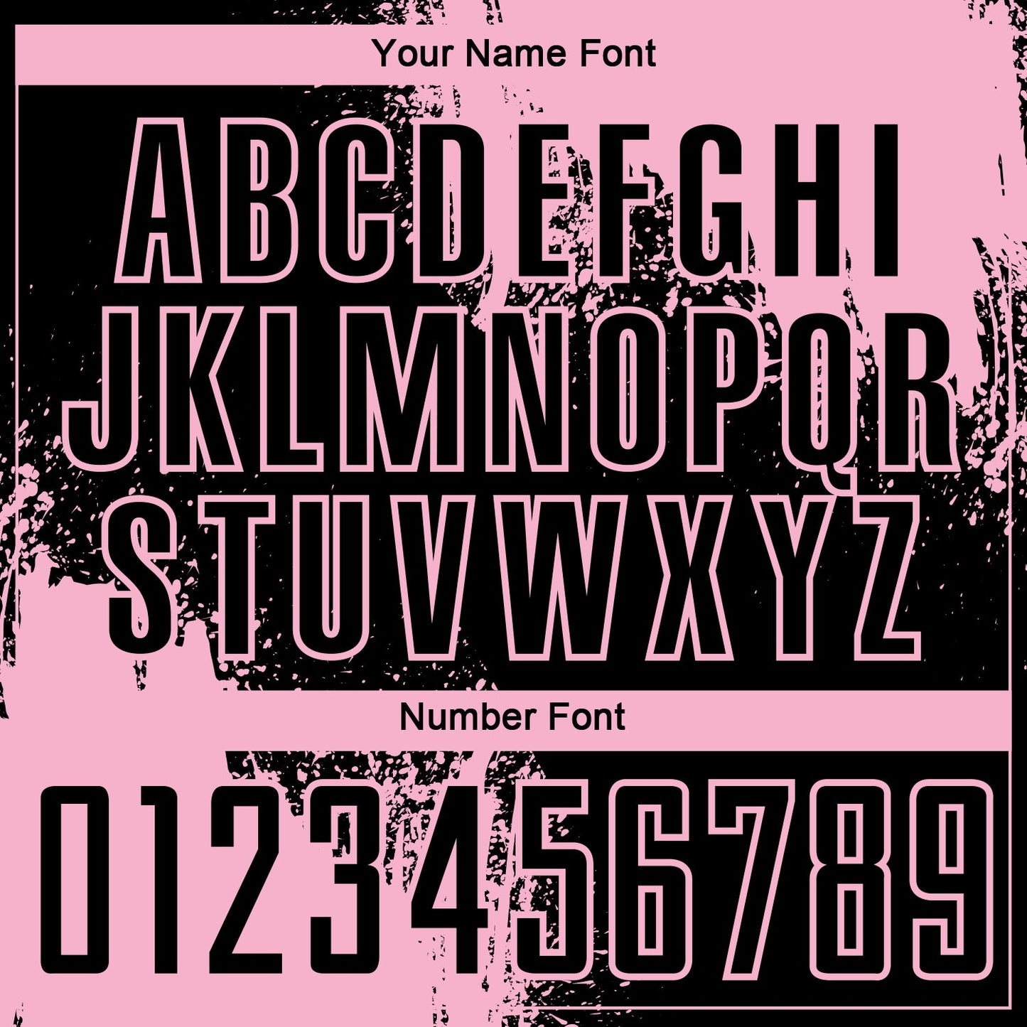 Custom Black Light Pink Abstract Brush Stroke Sports Sublimation Soccer Uniform Jersey view 6