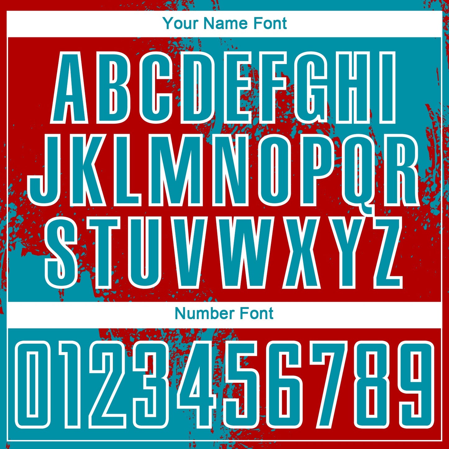 Custom Red Teal-White Abstract Brush Stroke Sports Sublimation Soccer Uniform Jersey view 6