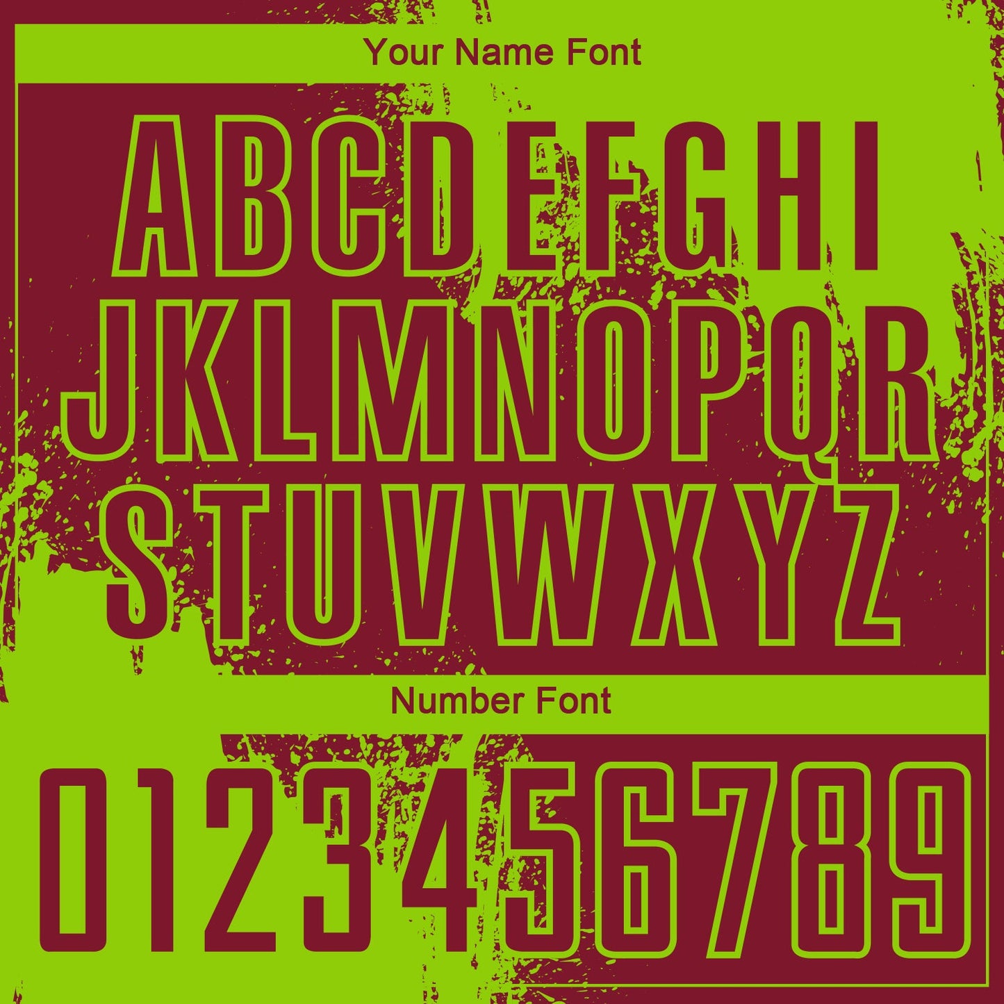 Custom Crimson Neon Green Abstract Brush Stroke Sports Sublimation Soccer Uniform Jersey view 6