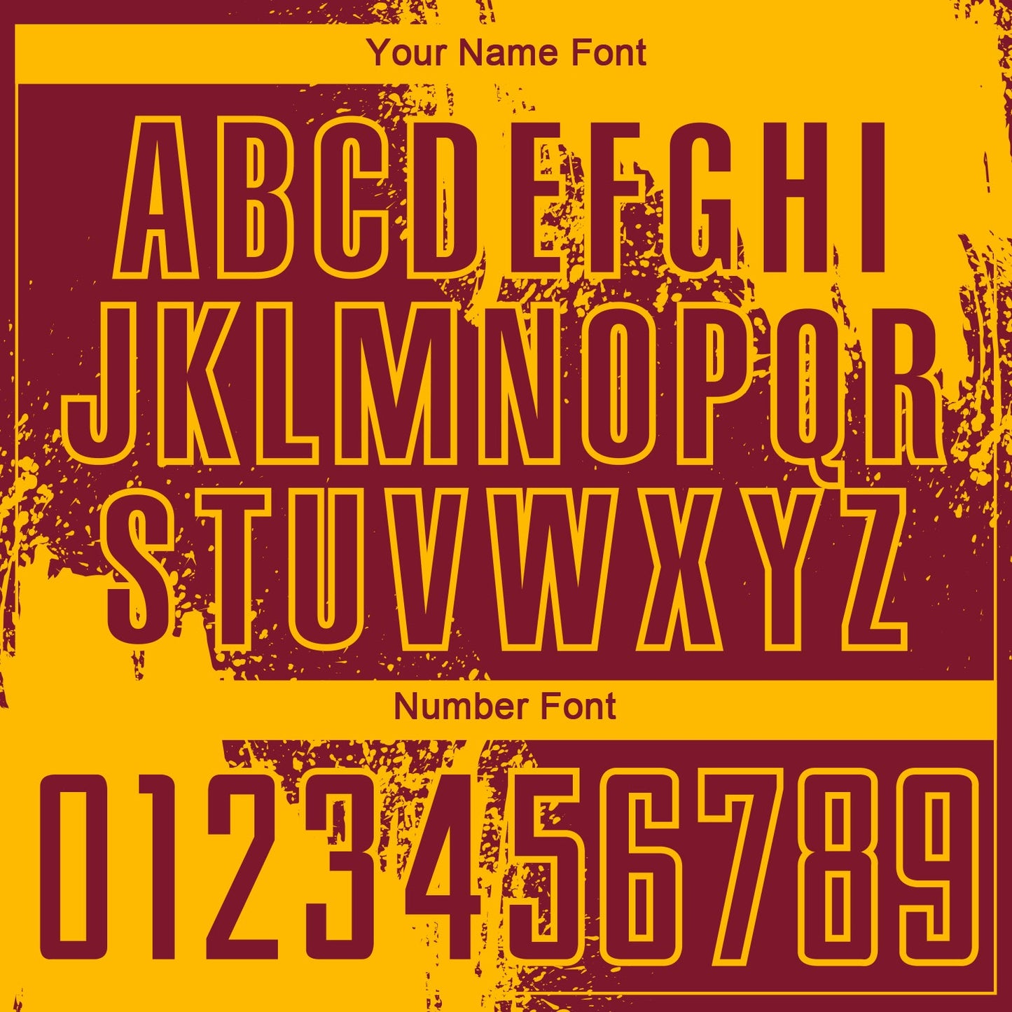 Custom Crimson Gold Abstract Brush Stroke Sports Sublimation Soccer Uniform Jersey view 6