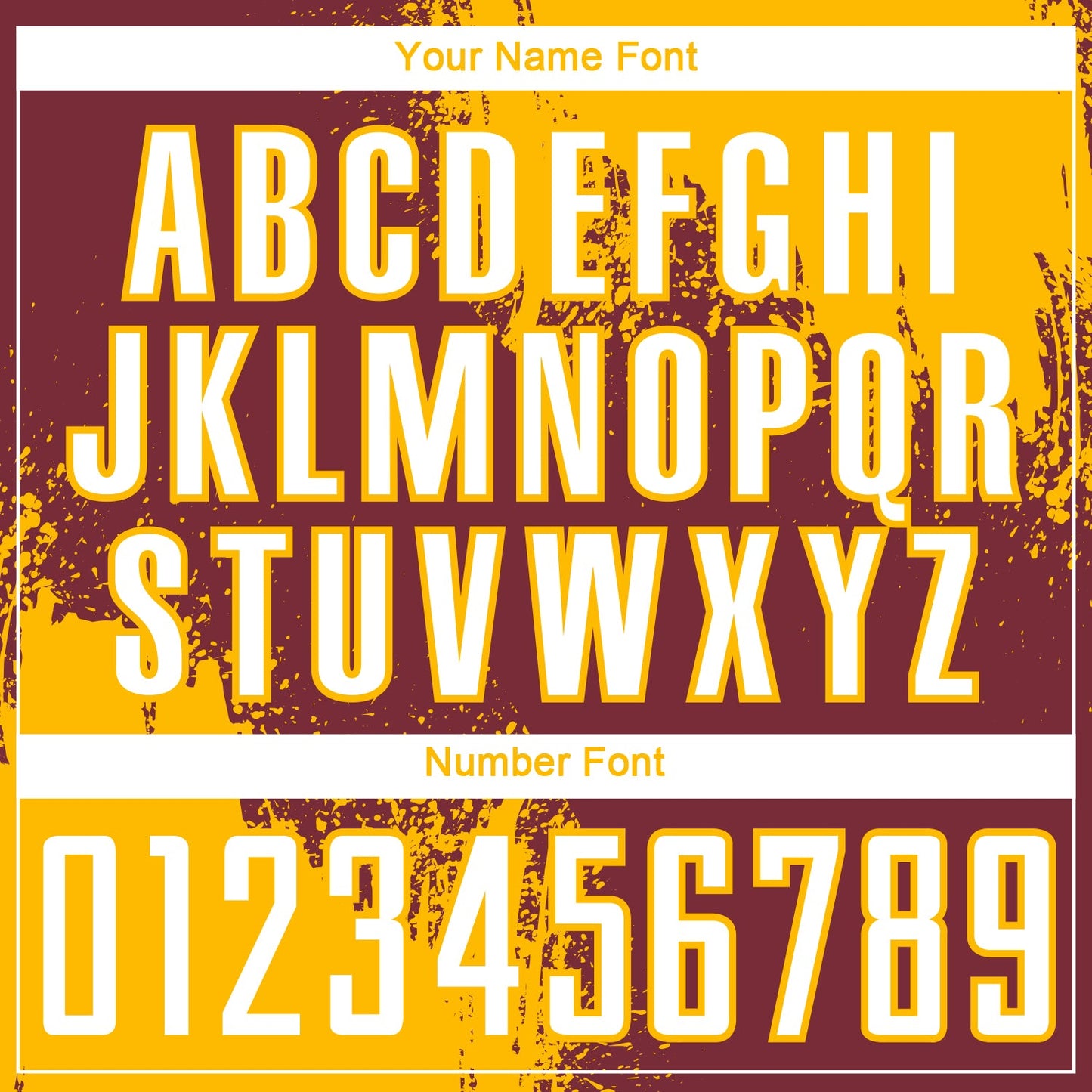 Custom Burgundy White-Gold Abstract Brush Stroke Sports Sublimation Soccer Uniform Jersey view 6