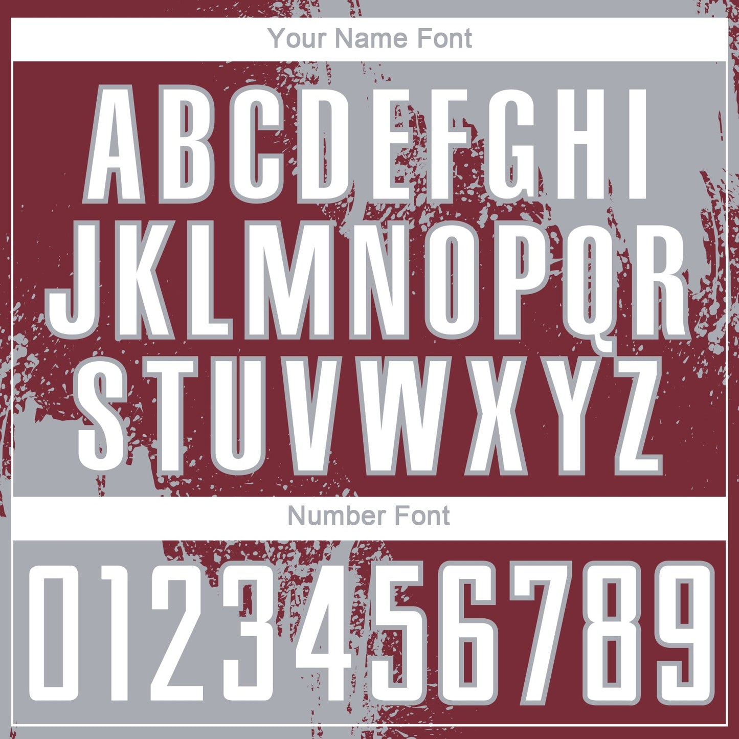 Custom Burgundy White-Gray Abstract Brush Stroke Sports Sublimation Soccer Uniform Jersey view 6