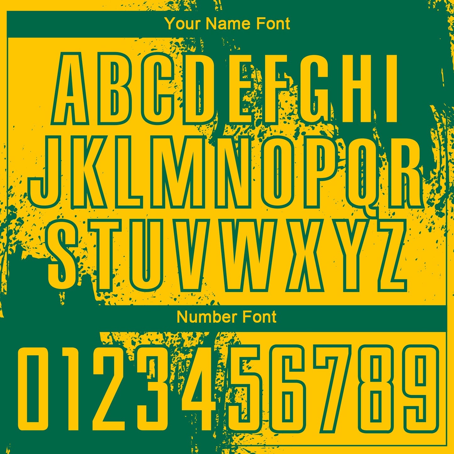 Custom Yellow Kelly Green Abstract Brush Stroke Sports Sublimation Soccer Uniform Jersey view 6