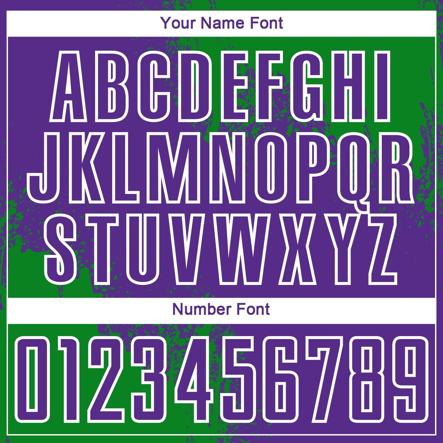 Custom Purple Grass Green-White Abstract Brush Stroke Sports Sublimation Soccer Uniform Jersey view 6