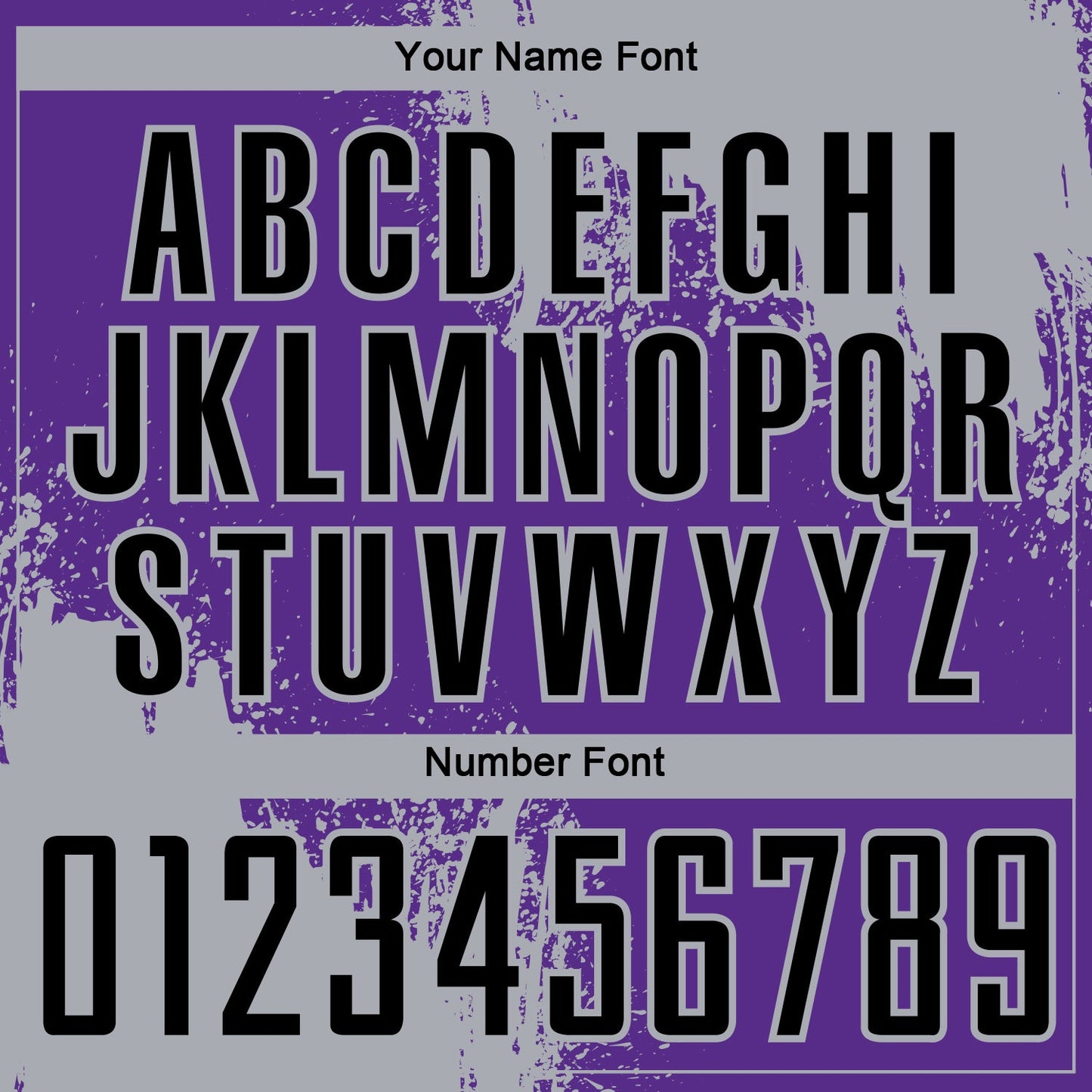 Custom Purple Black-Gray Abstract Brush Stroke Sports Sublimation Soccer Uniform Jersey view 6