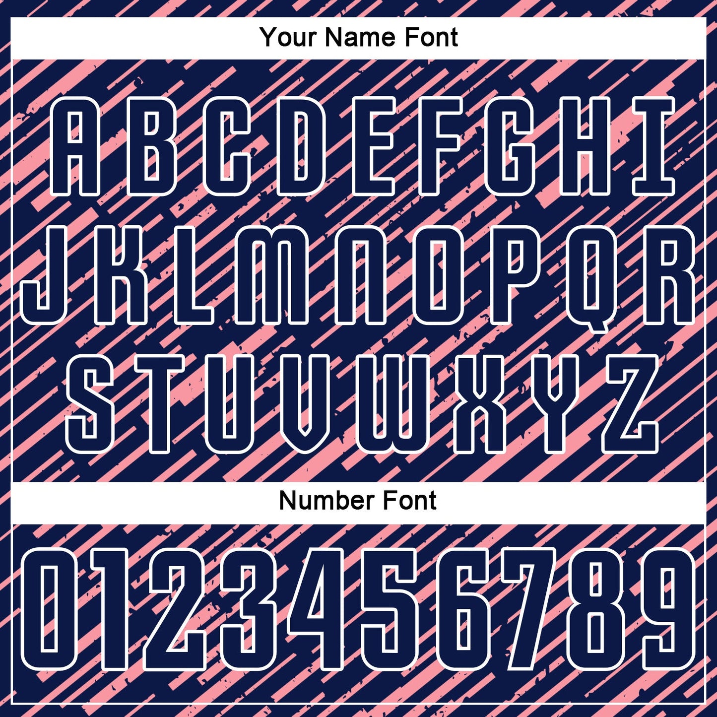 Custom Navy Medium Pink-White Line Sports Sublimation Soccer Uniform Jersey view 6