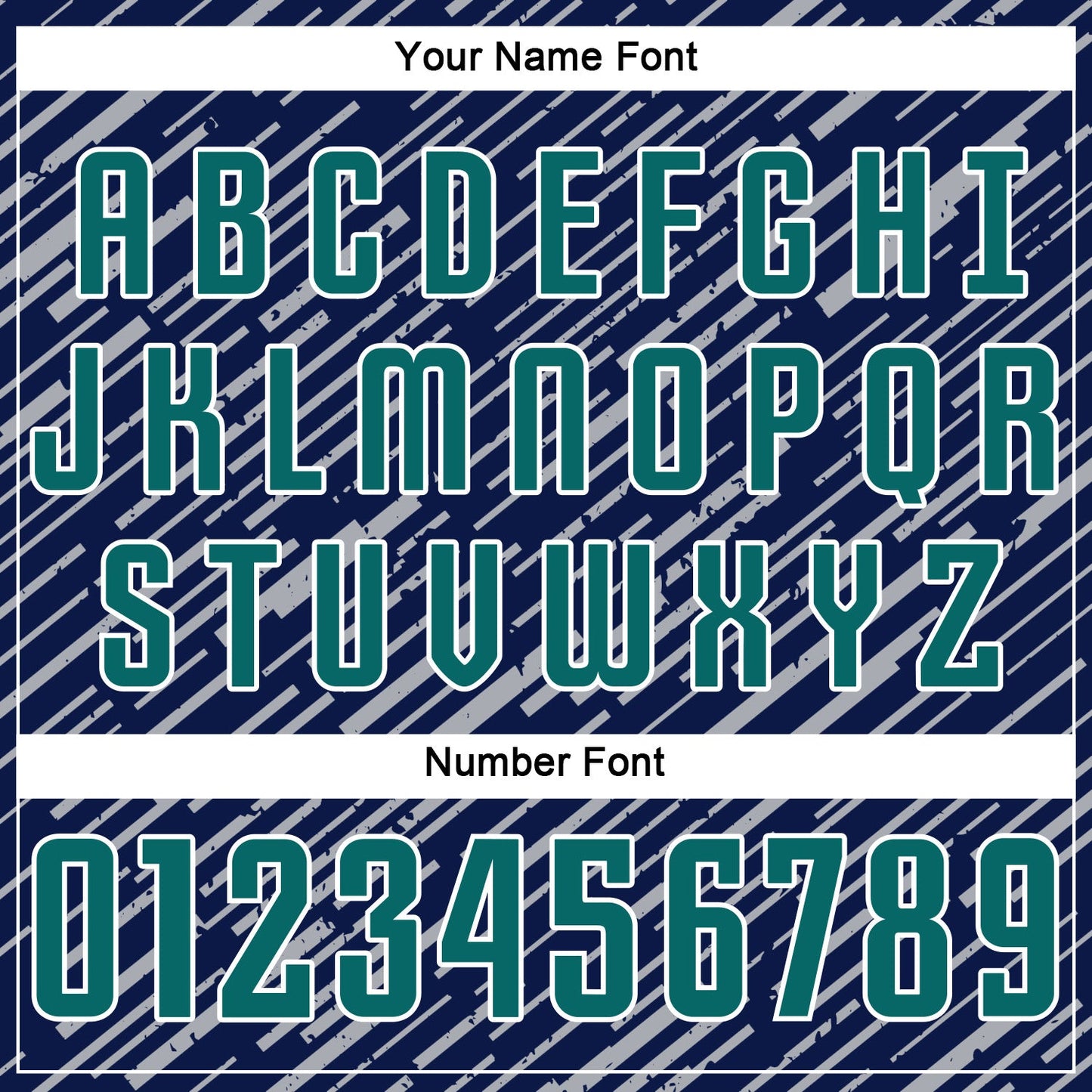 Custom Navy Teal Gray-White Line Sports Sublimation Soccer Uniform Jersey view 6