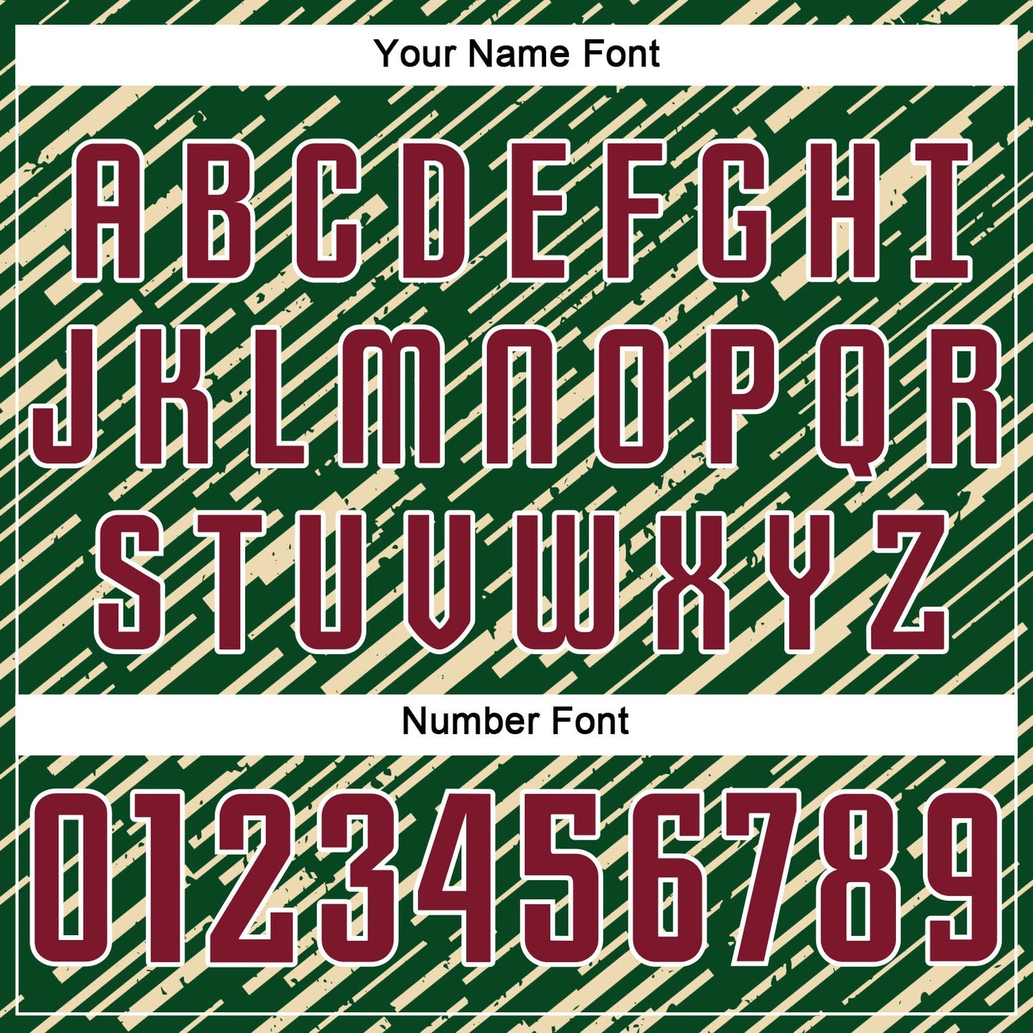 Custom Green Crimson Cream-White Line Sports Sublimation Soccer Uniform Jersey view 6