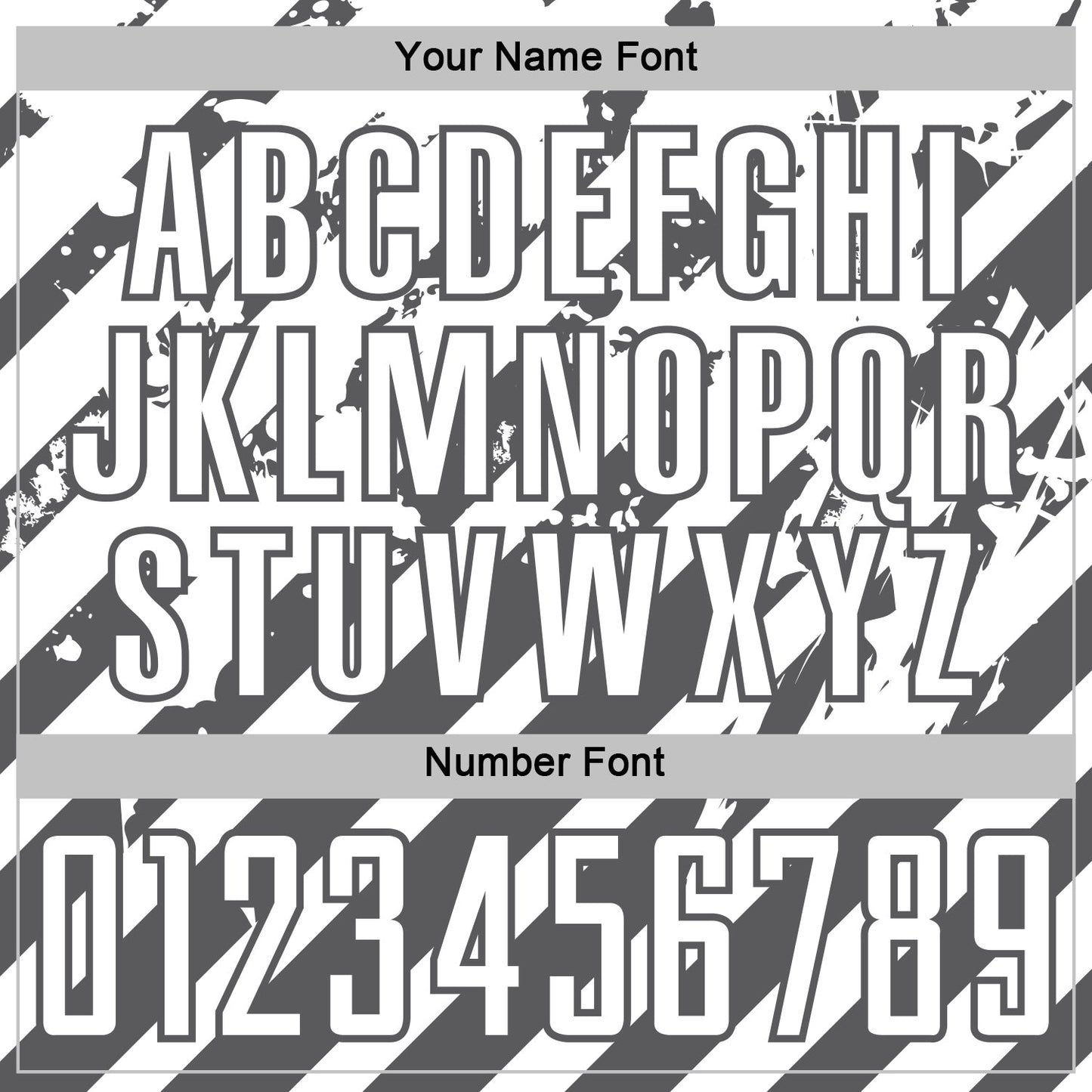 Custom White Steel Gray Distressed Diagonal Stripe Pattern Sports Sublimation Soccer Uniform Jersey view 6