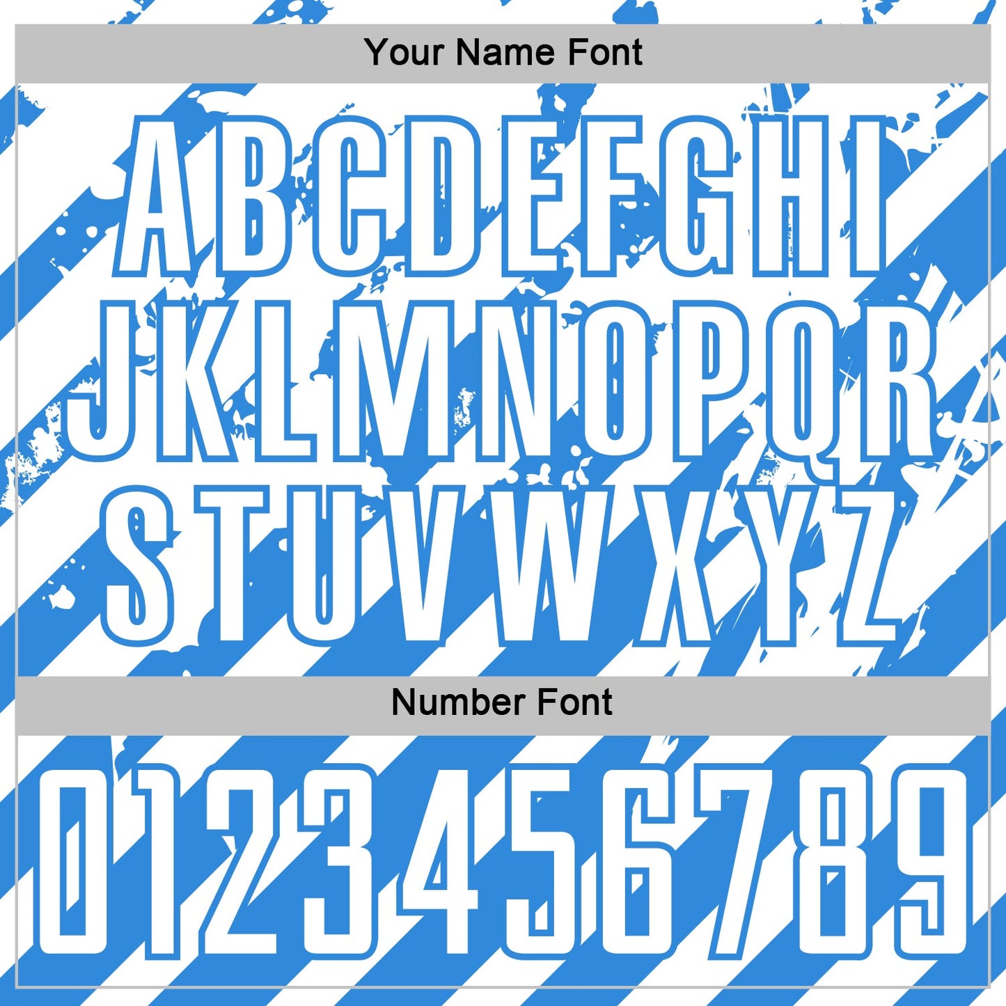 Custom White Powder Blue Distressed Diagonal Stripe Pattern Sports Sublimation Soccer Uniform Jersey view 6