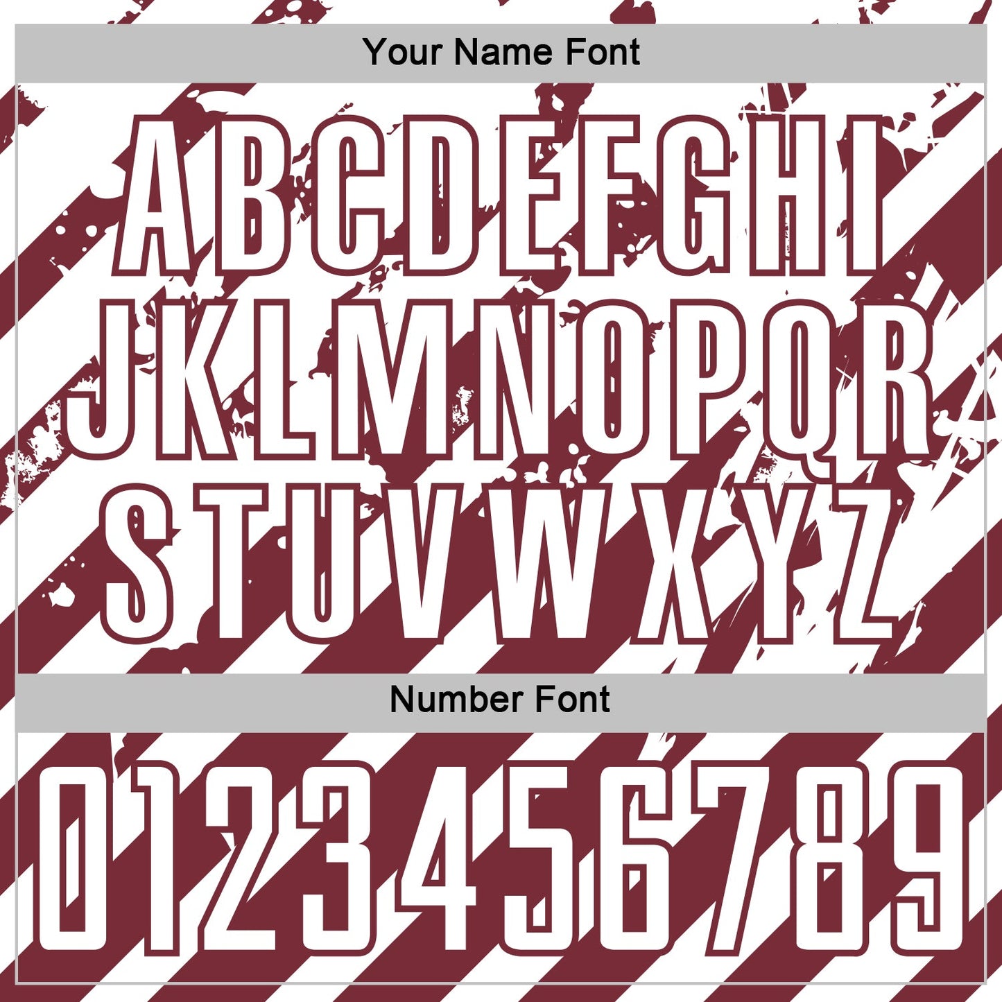 Custom White Burgundy Distressed Diagonal Stripe Pattern Sports Sublimation Soccer Uniform Jersey view 6