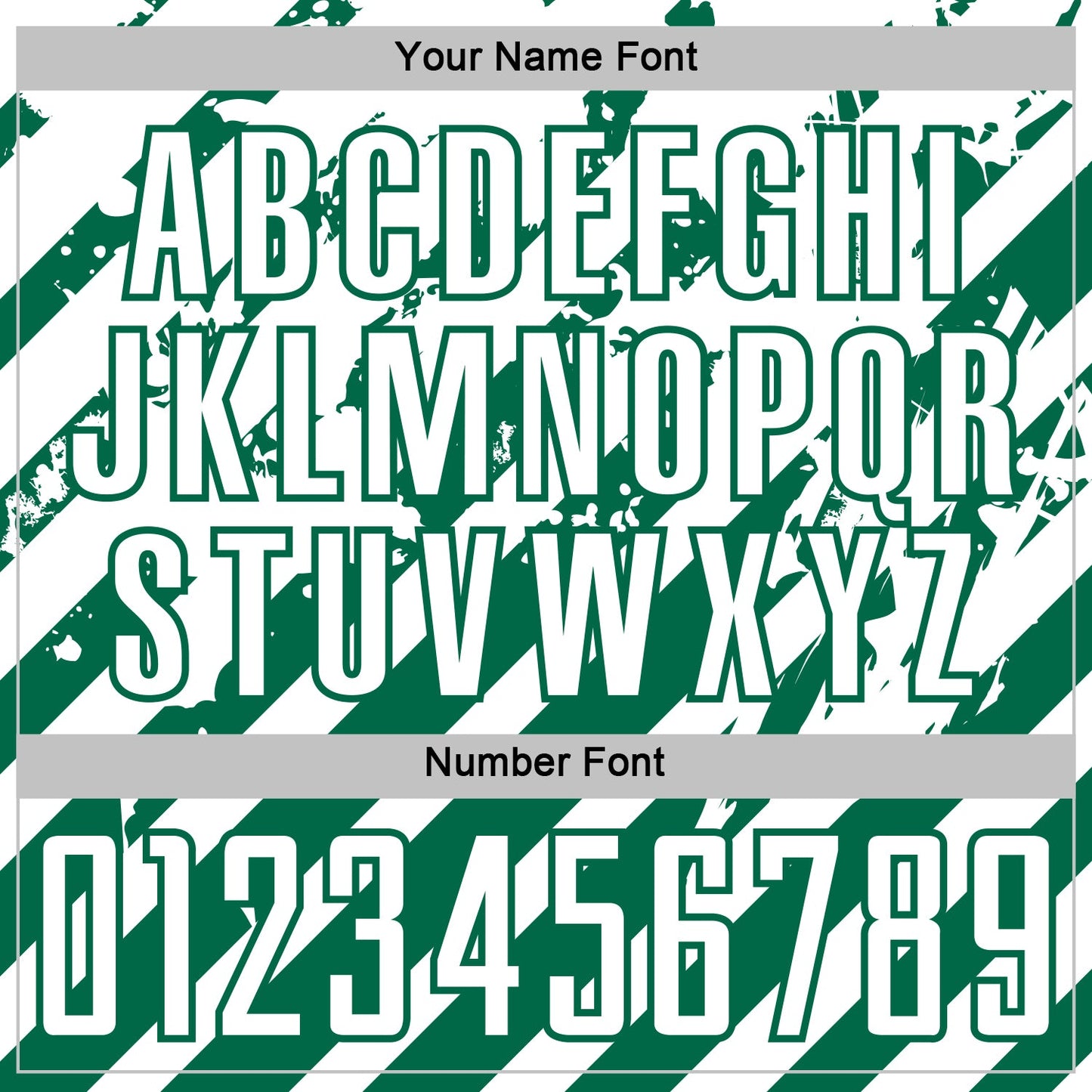Custom White Kelly Green Distressed Diagonal Stripe Pattern Sports Sublimation Soccer Uniform Jersey view 6