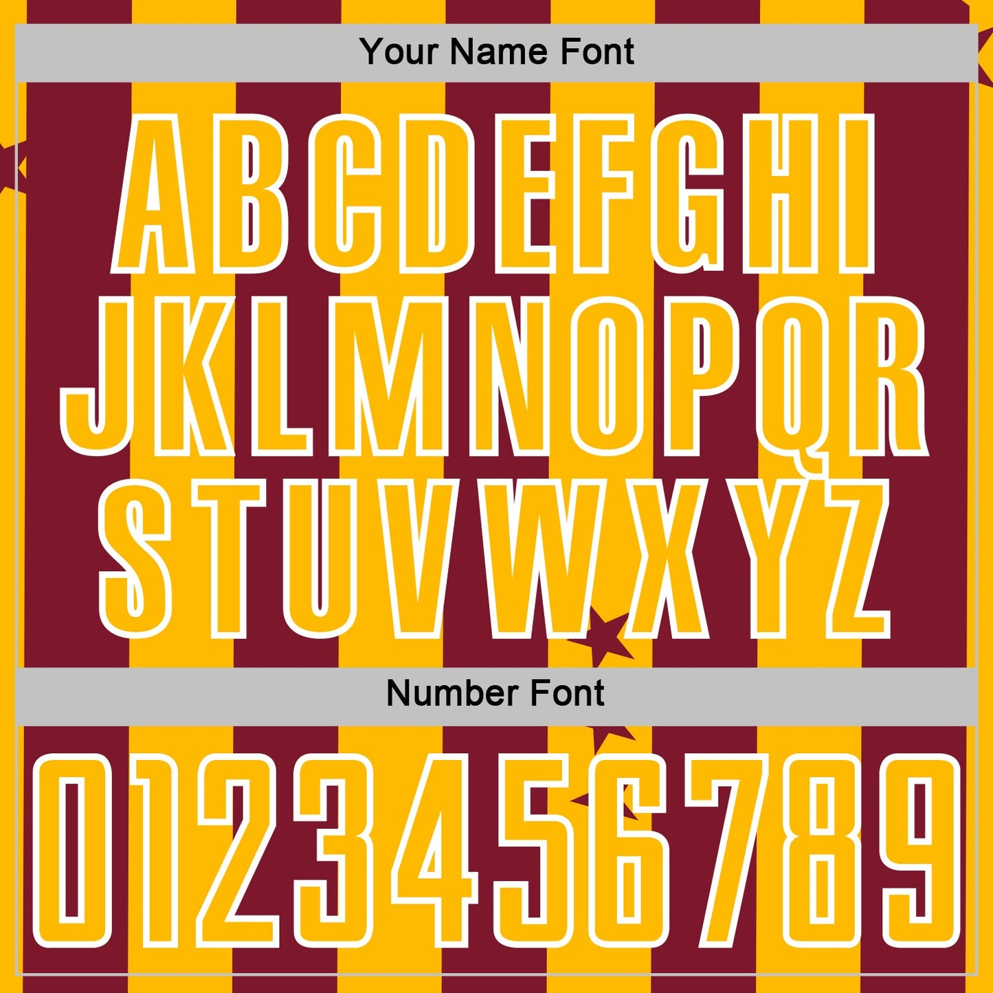 Custom Crimson Gold-White Stars And Stripes Sports Sublimation Soccer Uniform Jersey view 6