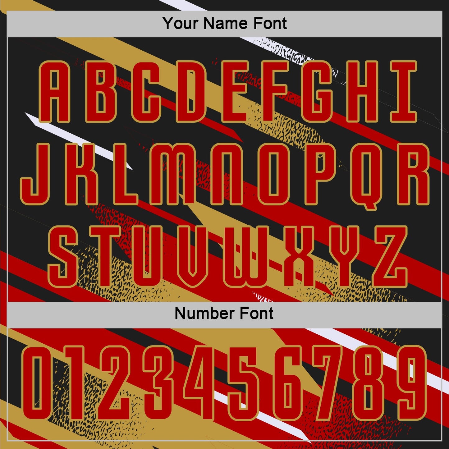 Custom Black Red Old Gold-White Grunge Stripe And Grainy Sports Sublimation Soccer Uniform Jersey view 6