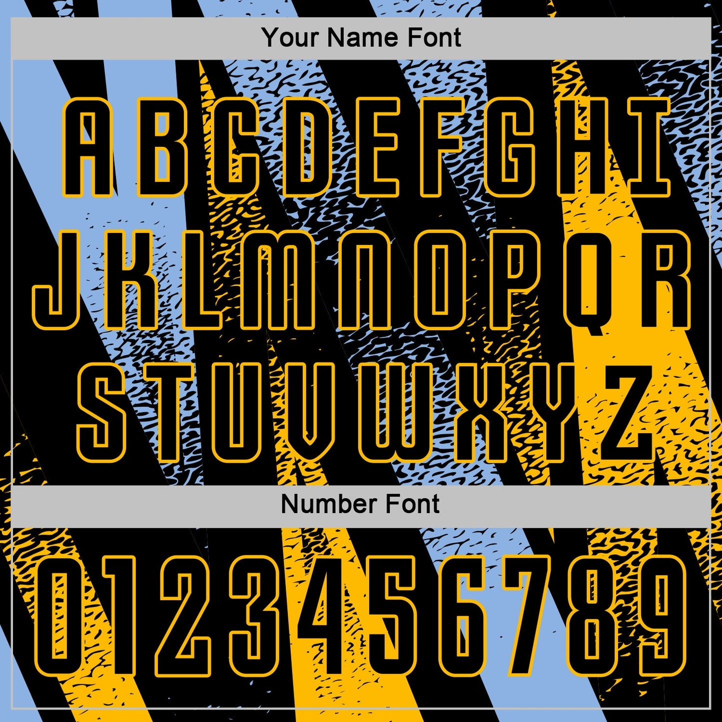 Custom Black Light Blue-Gold Radial Burst Sports Sublimation Soccer Uniform Jersey view 6