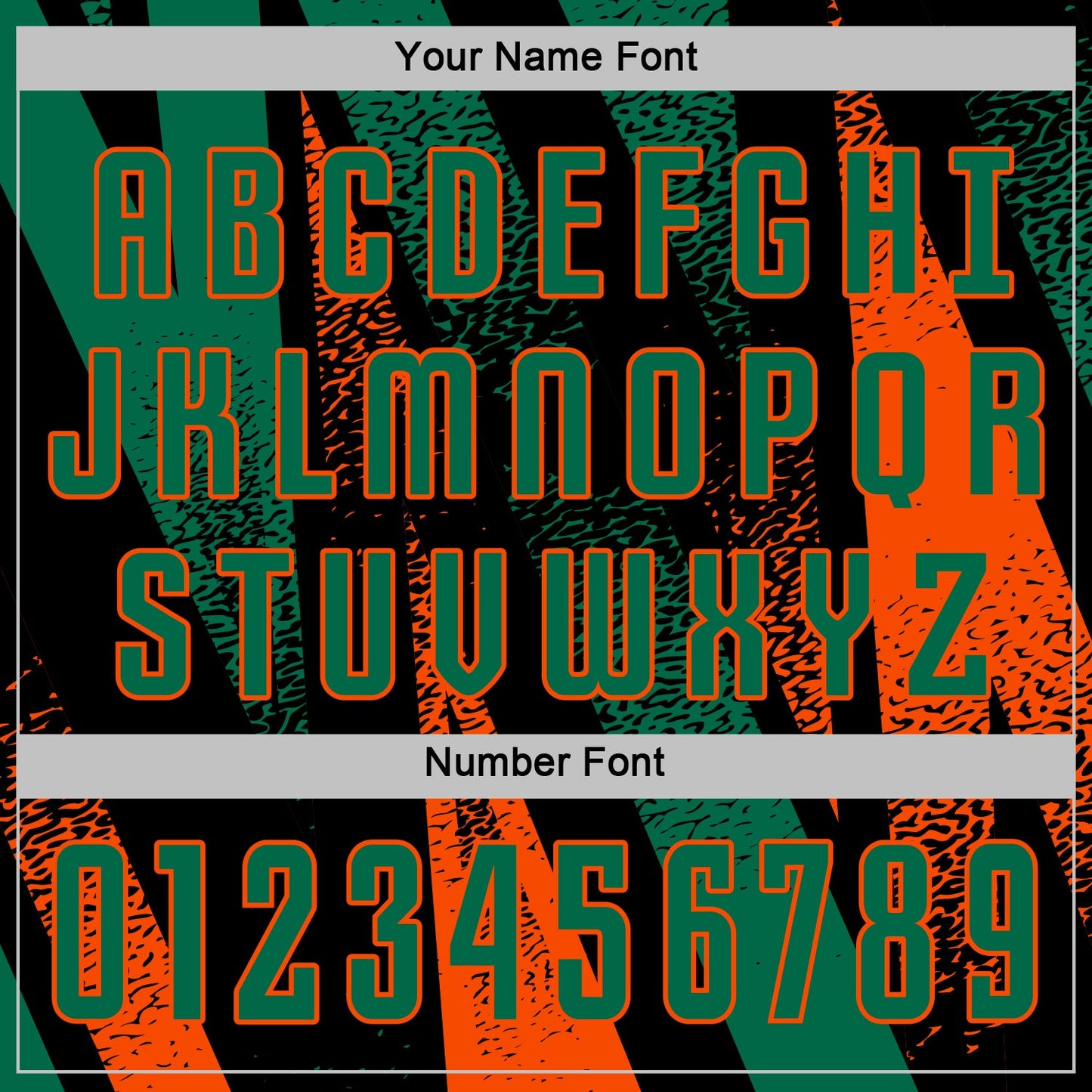 Custom Black Kelly Green-Orange Radial Burst Sports Sublimation Soccer Uniform Jersey view 6