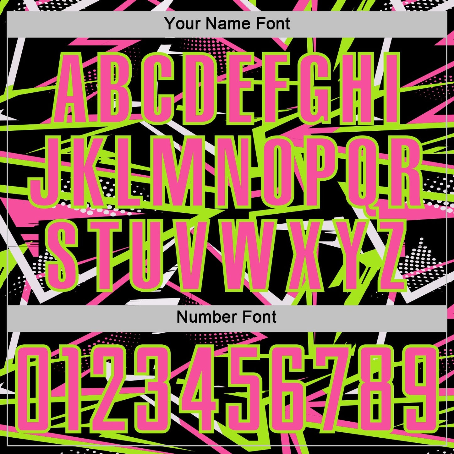 Custom Black Pink Neon Green-White Abstract Geometric Stripes Sports Sublimation Soccer Uniform Jersey view 6