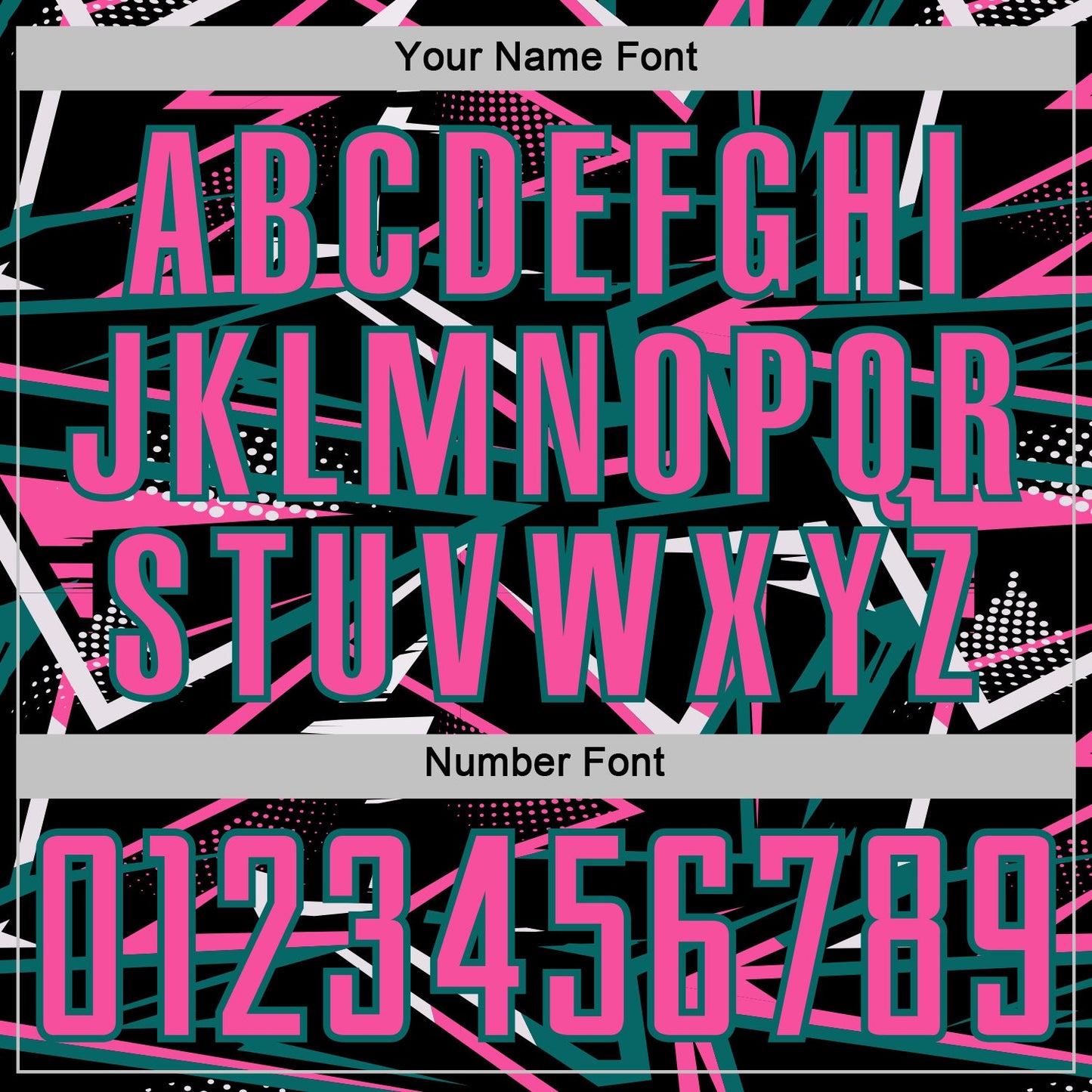 Custom Black Pink Teal-White Abstract Geometric Stripes Sports Sublimation Soccer Uniform Jersey view 6