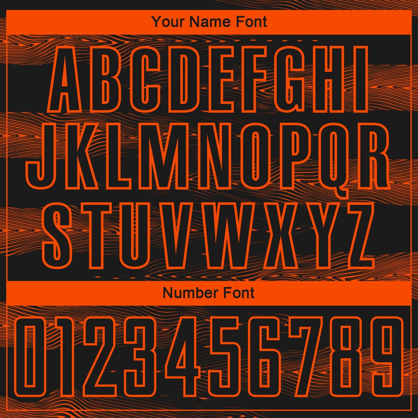 Custom Black Orange Streamline Wave Cyberpunk Neon Tech Sports Sublimation Soccer Uniform Jersey view 6