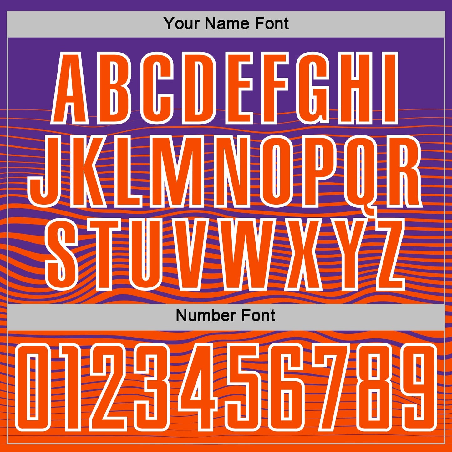 Custom Purple Orange-White Gradient Wave Line Sports Sublimation Soccer Uniform Jersey view 6