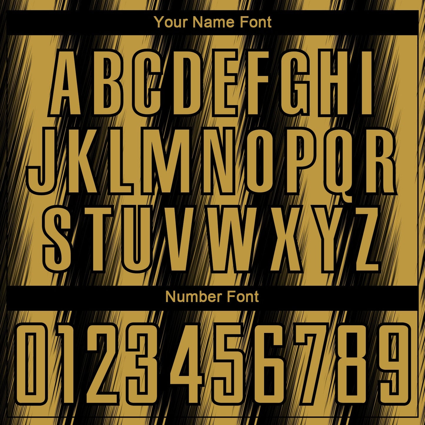 Custom Black Old Gold Vertical Brush Stroke Stripes Sublimation Soccer Uniform Jersey view 6