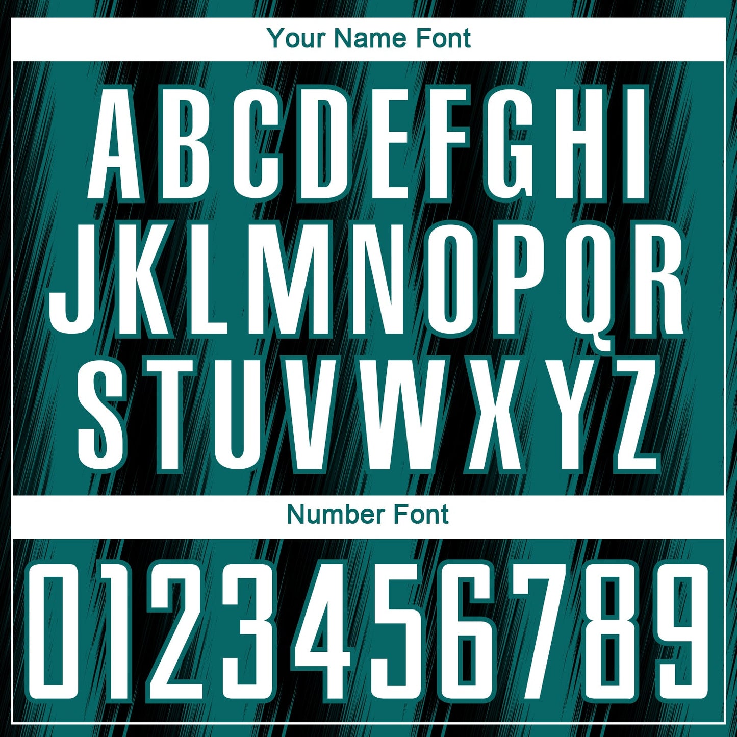 Custom Black White-Teal Vertical Brush Stroke Stripes Sublimation Soccer Uniform Jersey view 6