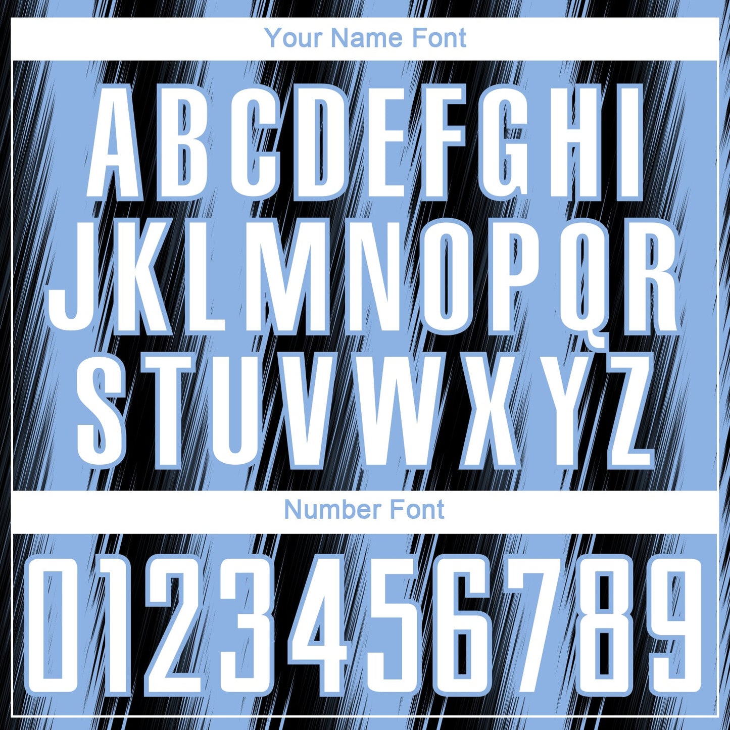 Custom Black White-Light Blue Vertical Brush Stroke Stripes Sublimation Soccer Uniform Jersey view 6