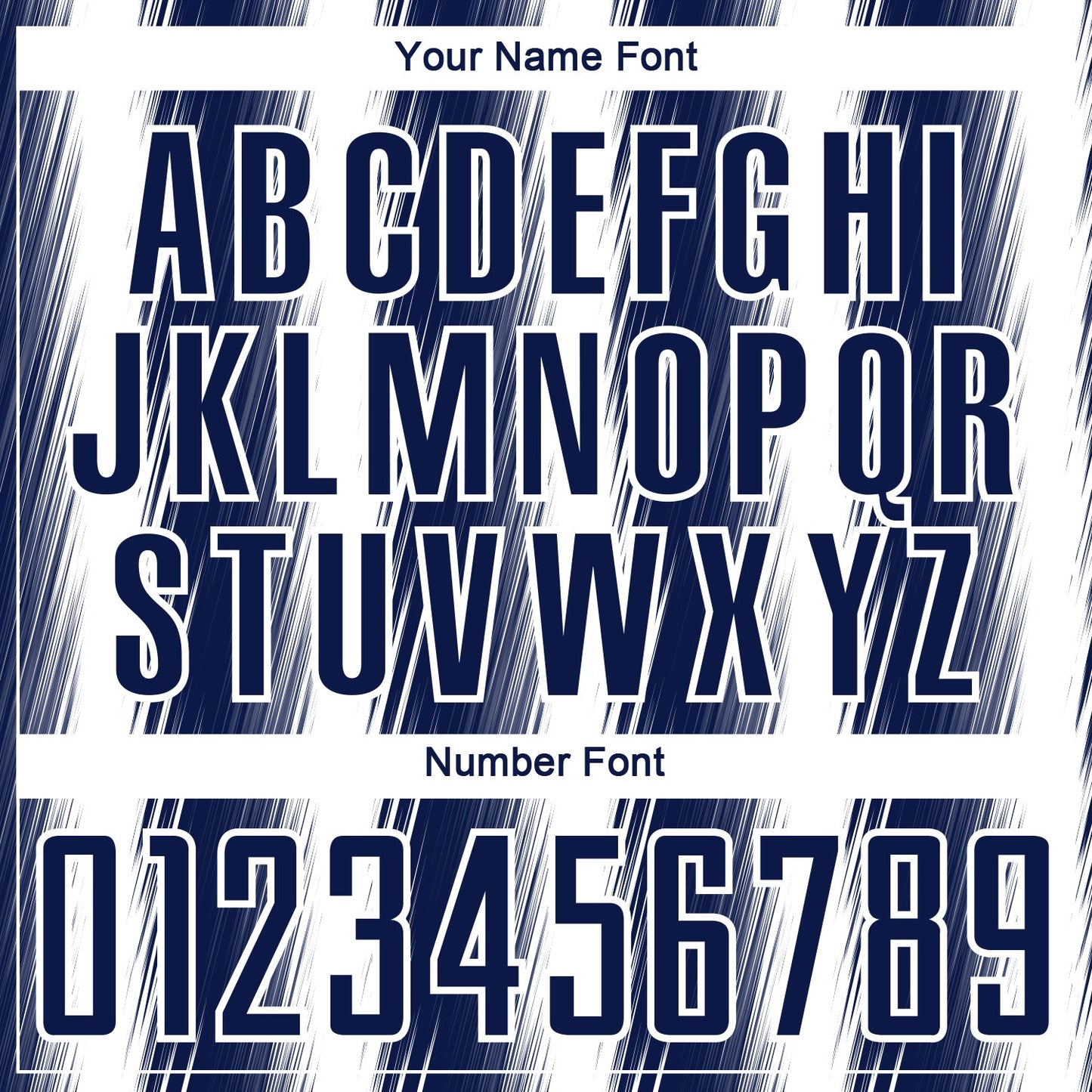 Custom Navy White Vertical Brush Stroke Stripes Sublimation Soccer Uniform Jersey view 6