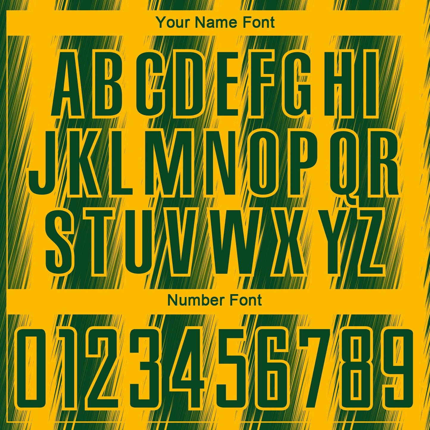 Custom Green Gold Vertical Brush Stroke Stripes Sublimation Soccer Uniform Jersey view 6