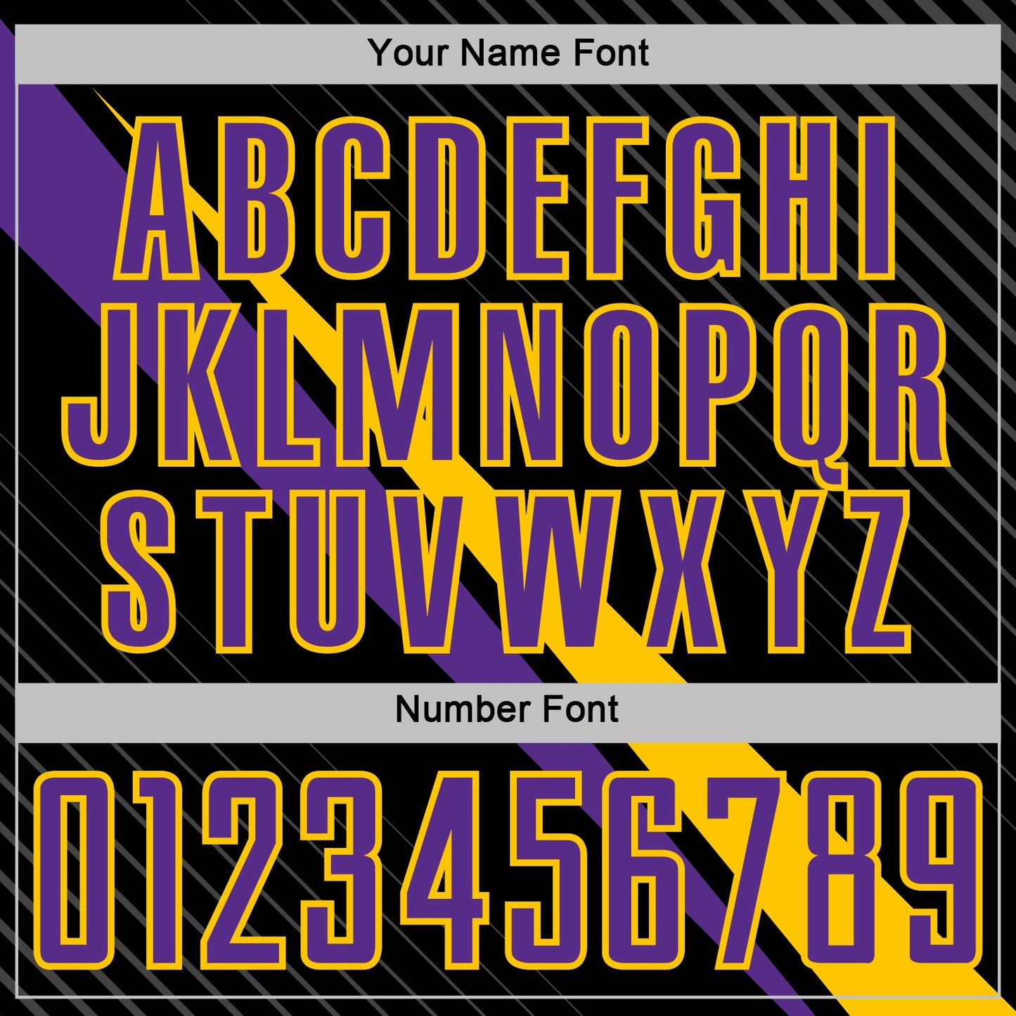 Custom Black Purple-Yellow Diagonal Stripes Sports Sublimation Soccer Uniform Jersey view 6
