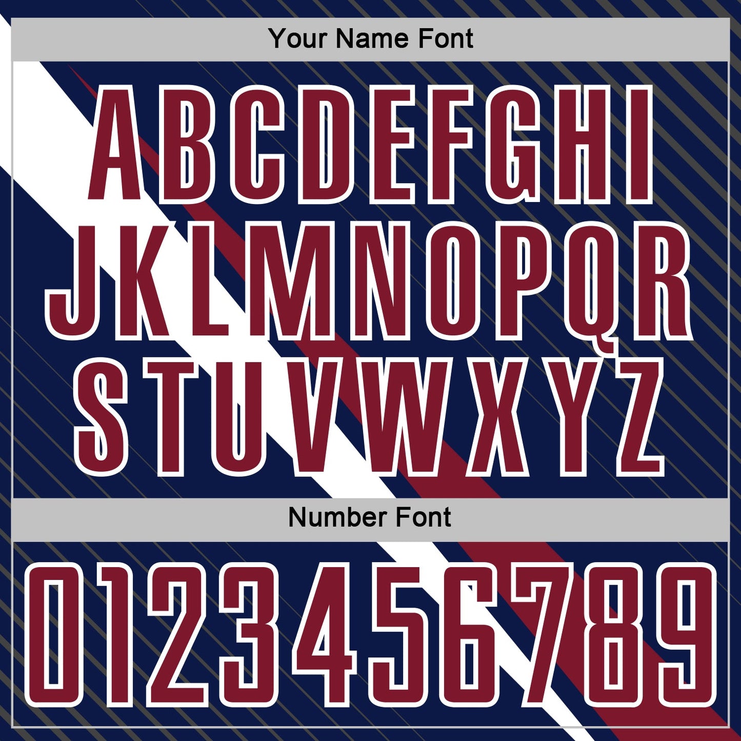 Custom Navy Crimson-White Diagonal Stripes Sports Sublimation Soccer Uniform Jersey view 6
