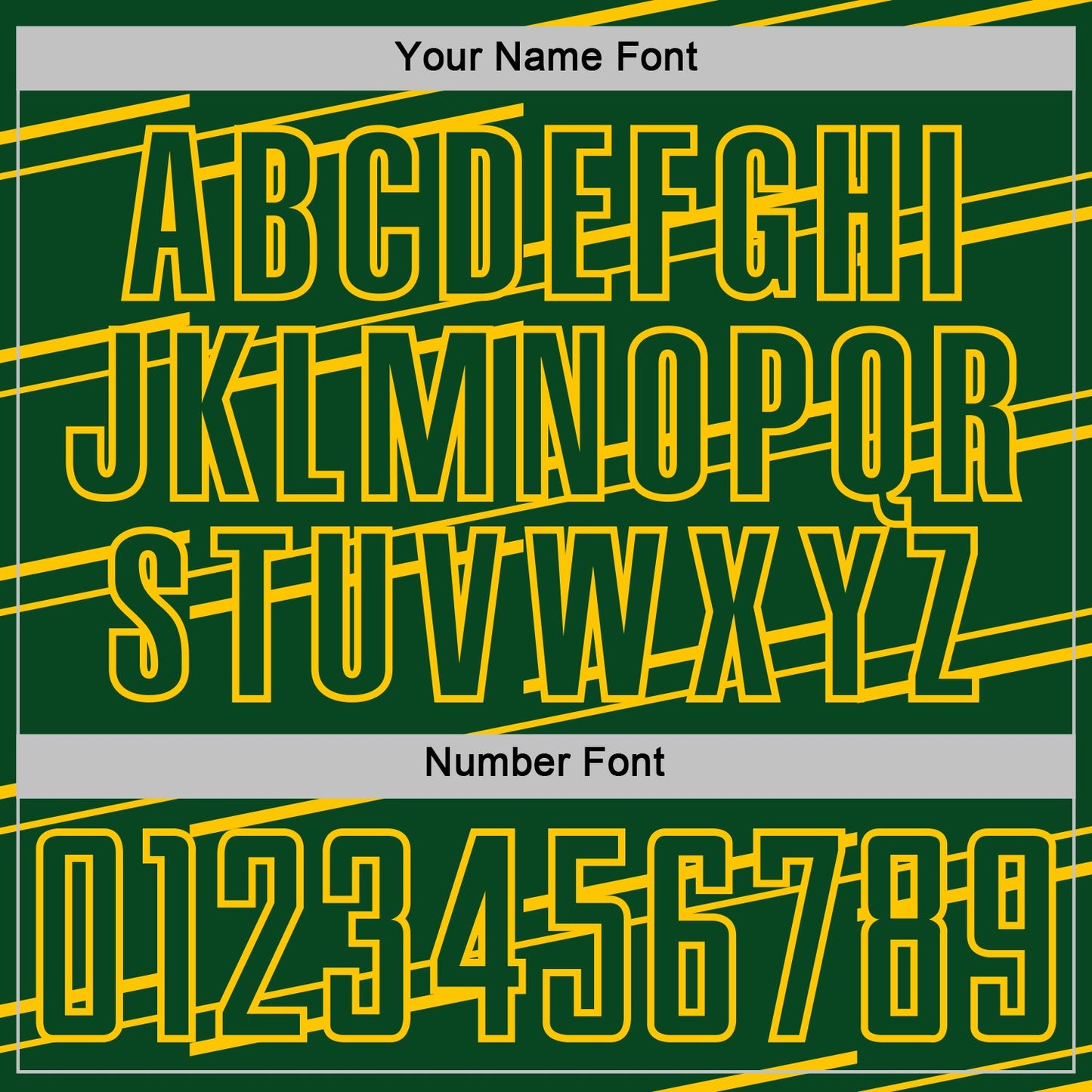 Custom Green Yellow Diagonal Pinstripes Lines Sports Sublimation Soccer Uniform Jersey view 6