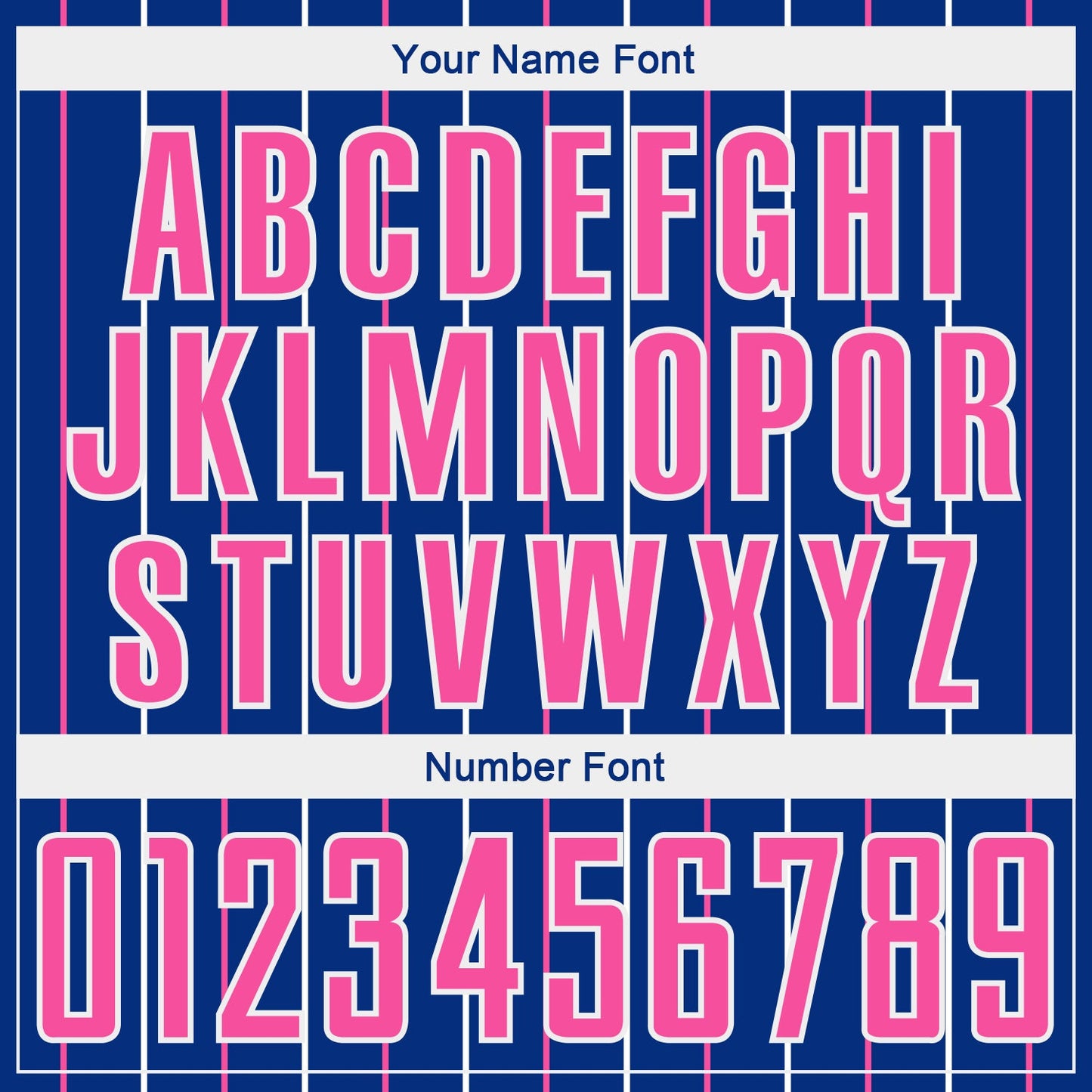 Custom Royal Pink-White France Vertical Pinstripe Sublimation Soccer Uniform Jersey view 6