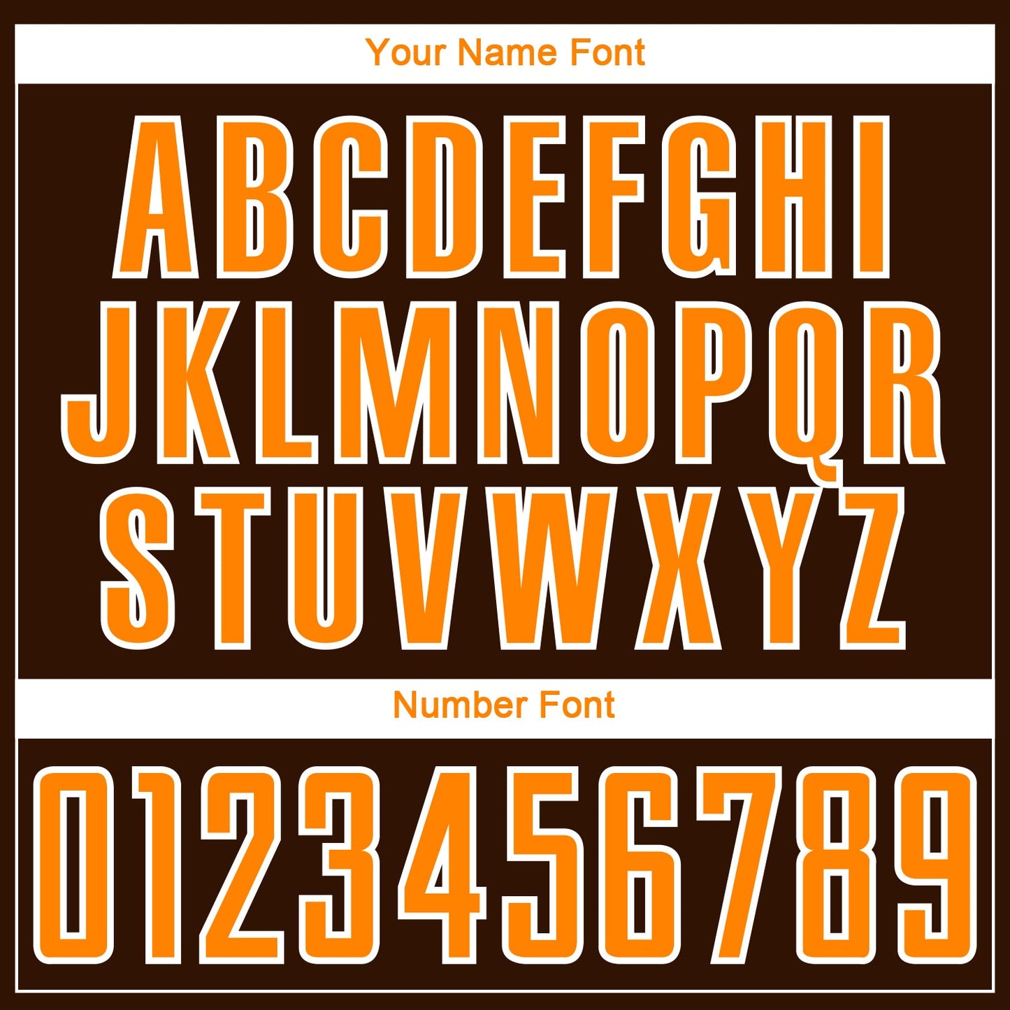 Custom Brown Bay Orange-White Curve Lines Sublimation Soccer Uniform Jersey view 6