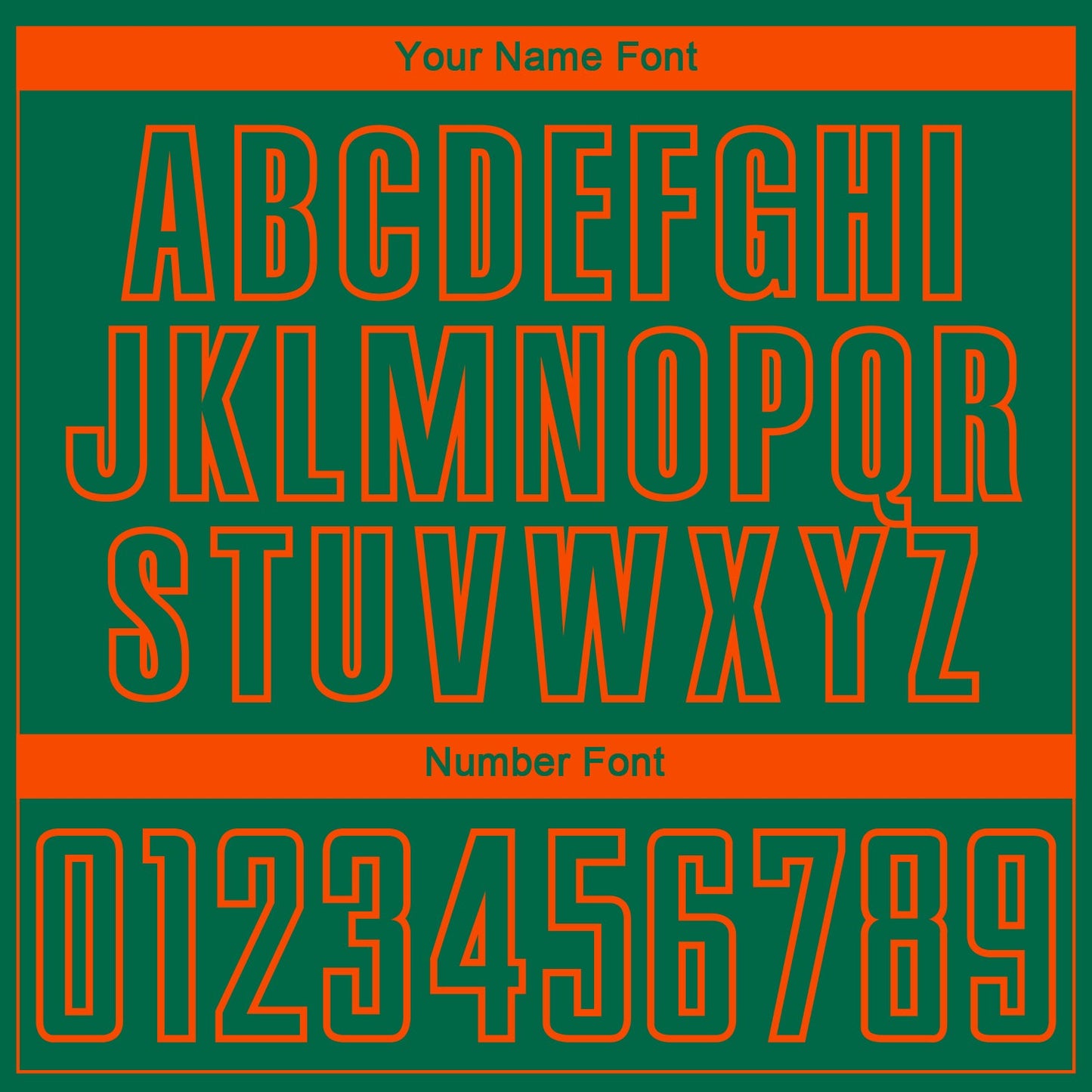 Custom Kelly Green-Orange Curve Lines Sublimation Soccer Uniform Jersey view 6