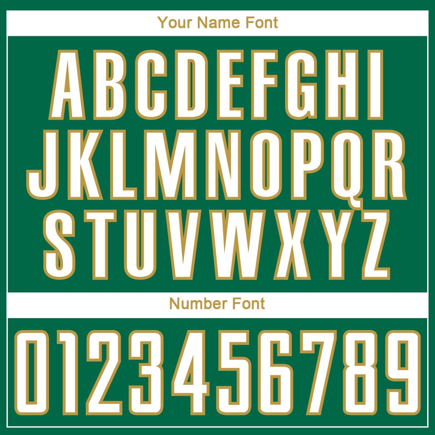 Custom Kelly Green White-Old Gold Curve Lines Sublimation Soccer Uniform Jersey view 6