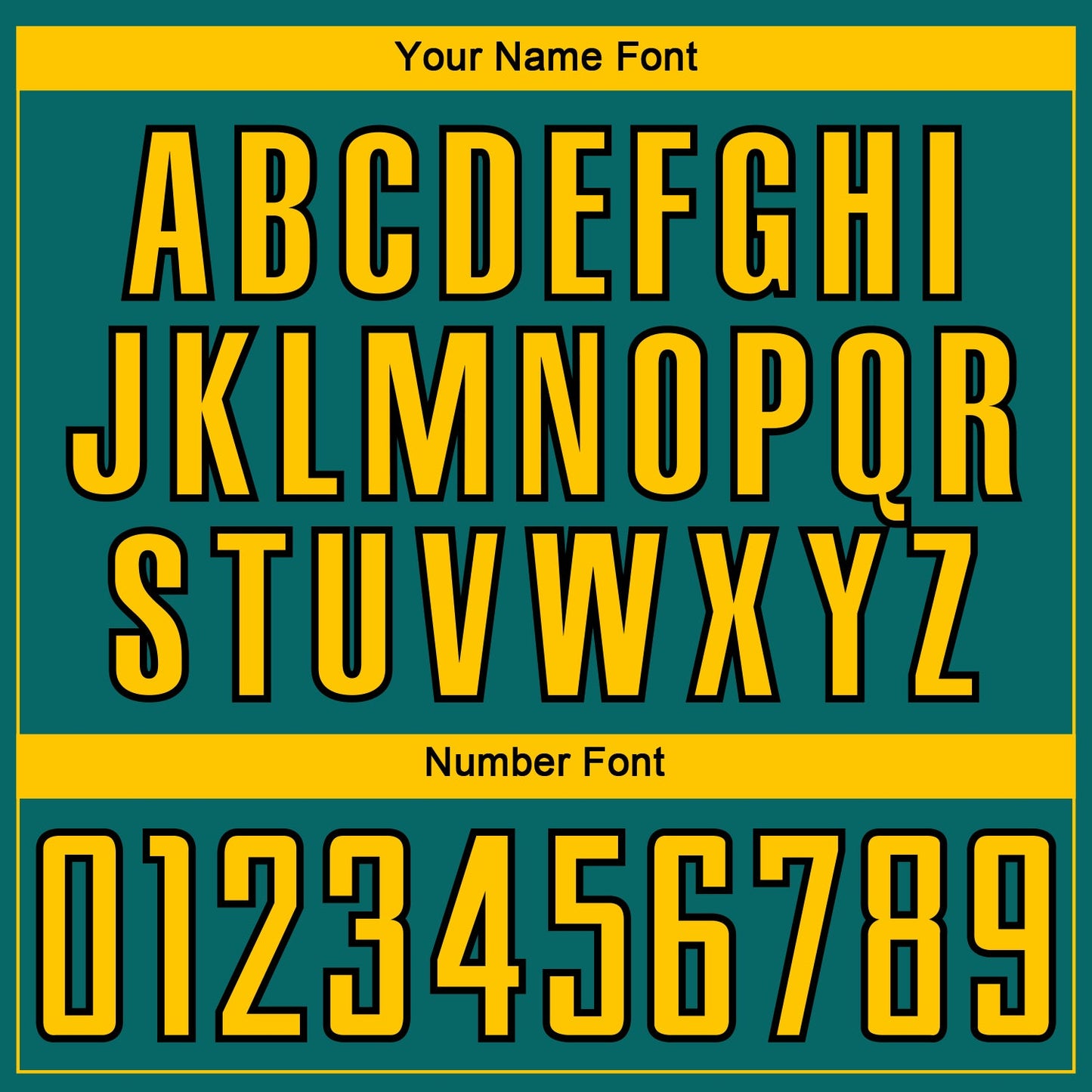 Custom Teal Yellow-Black Curve Lines Sublimation Soccer Uniform Jersey view 6