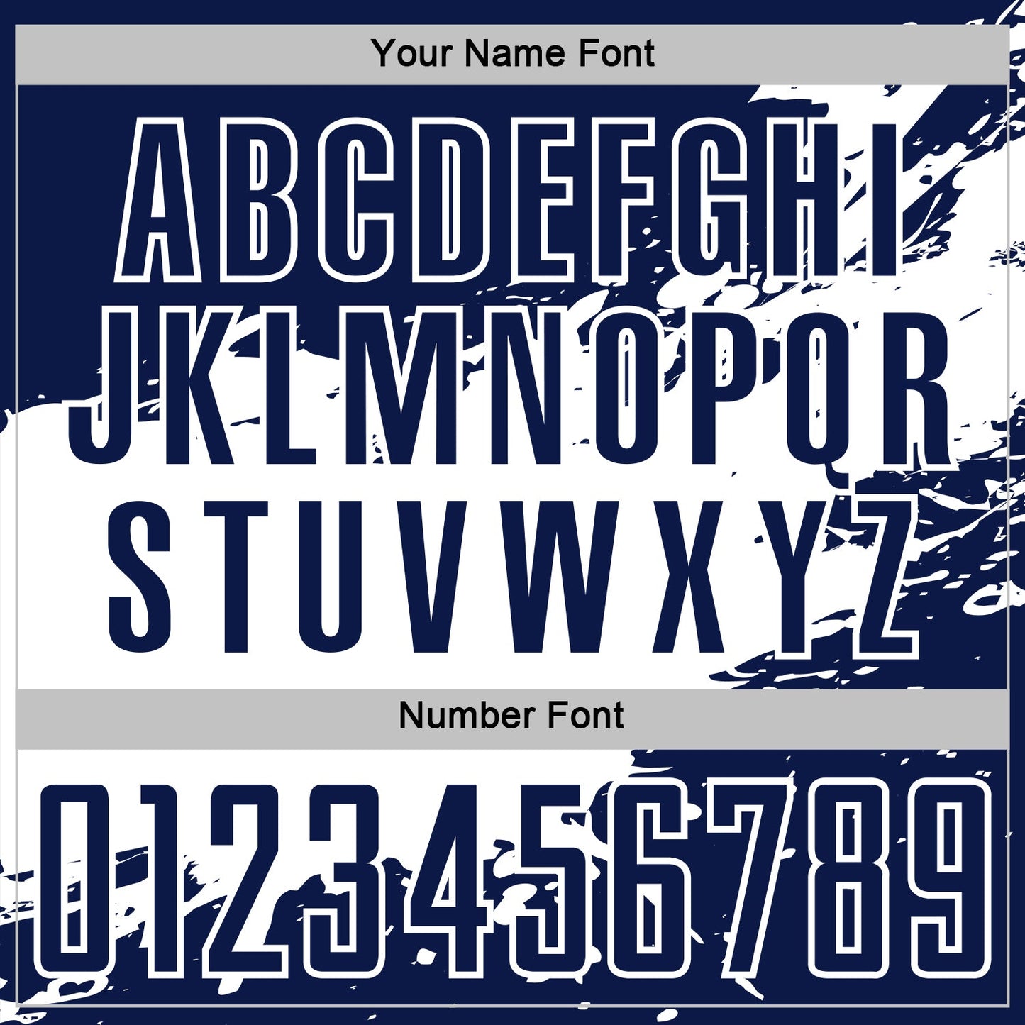 Custom White-Navy Splash Color Block Sublimation Soccer Uniform Jersey view 6