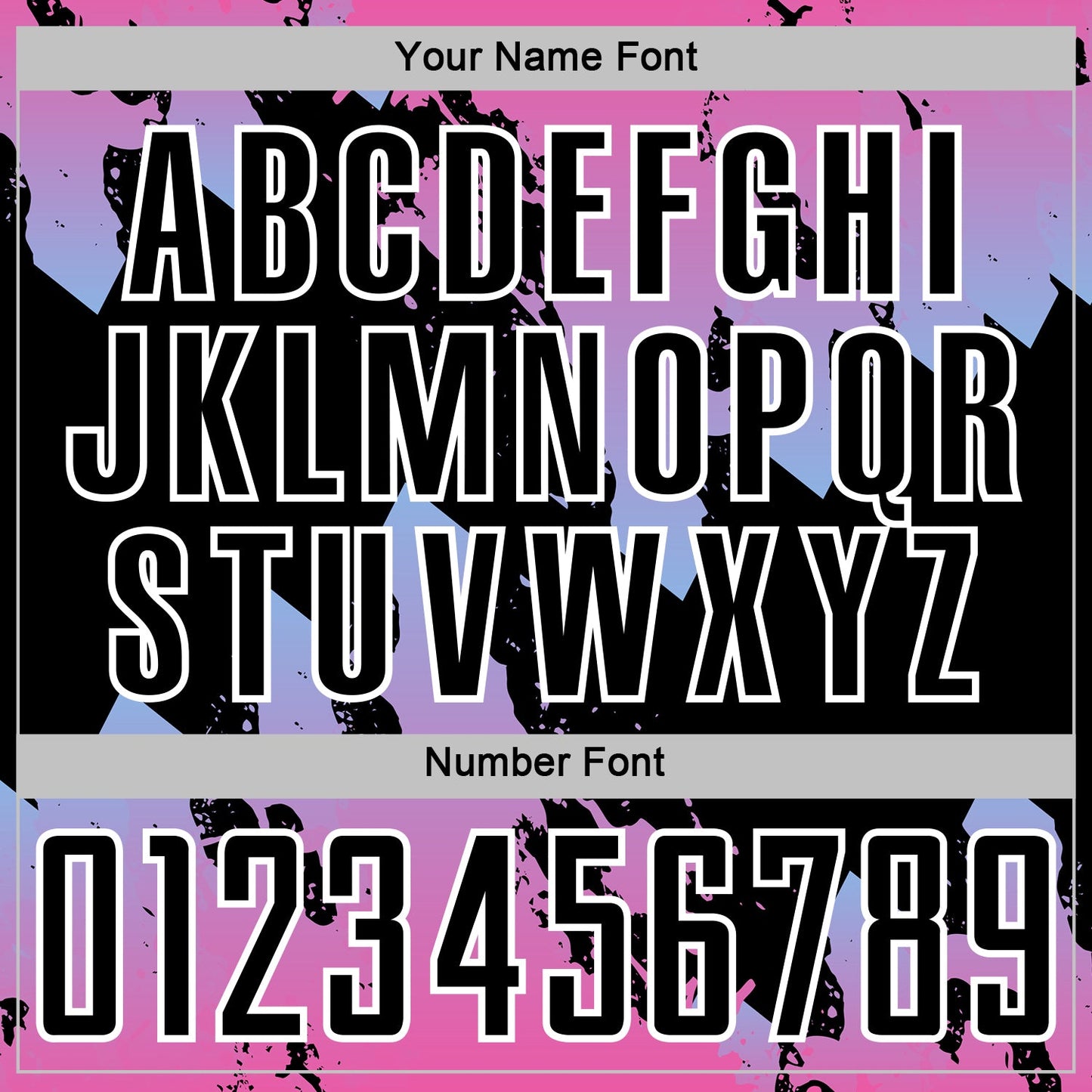 Custom Pink Black Light Blue-White Gradient Splash Sublimation Soccer Uniform Jersey view 6