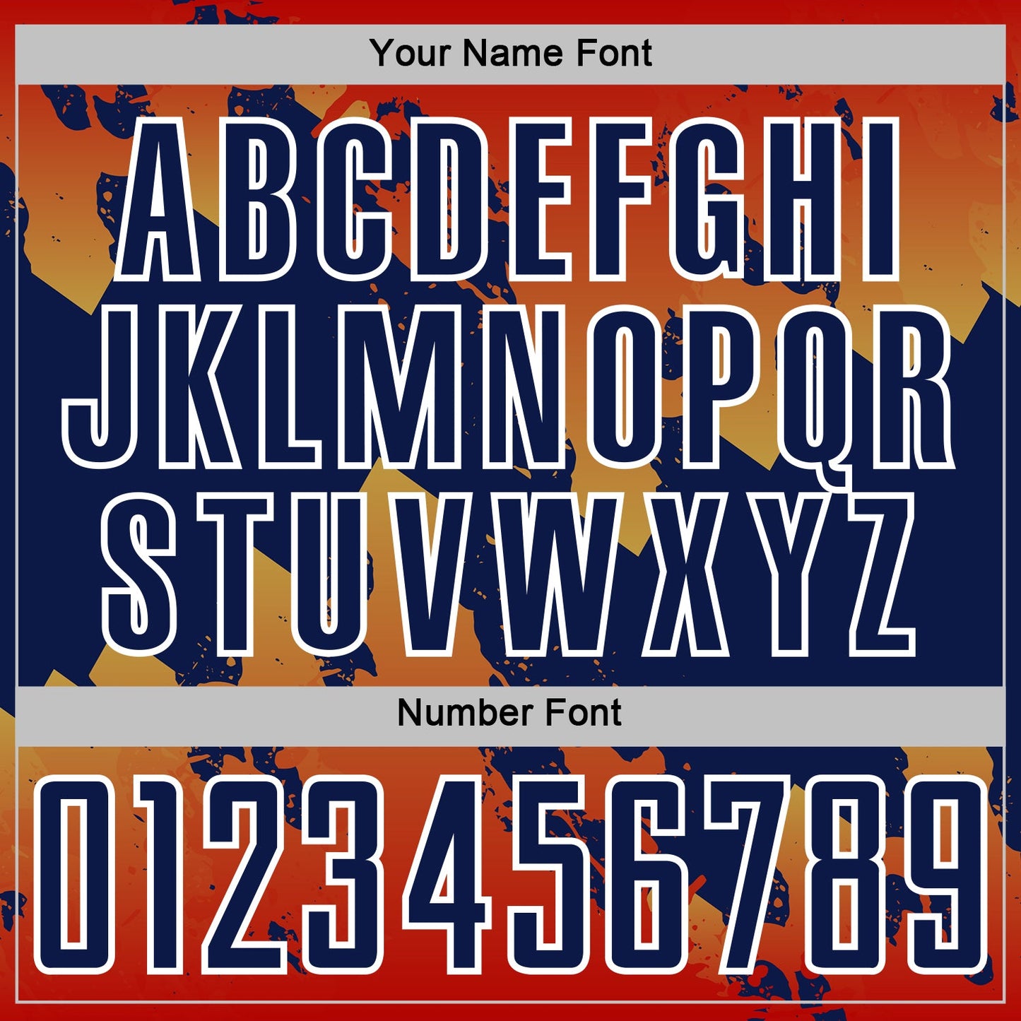 Custom Red Navy Old Gold-White Gradient Splash Sublimation Soccer Uniform Jersey view 6