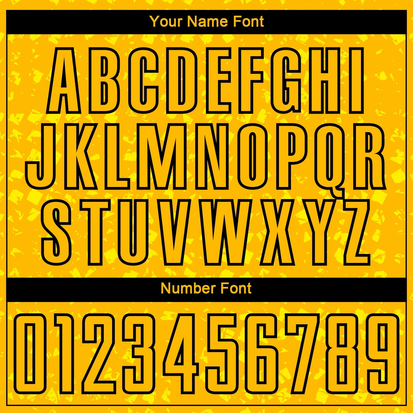 Custom Gold Black-Light Yellow Digital Geometric Fragment Speckles Sublimation Soccer Uniform Jersey view 6