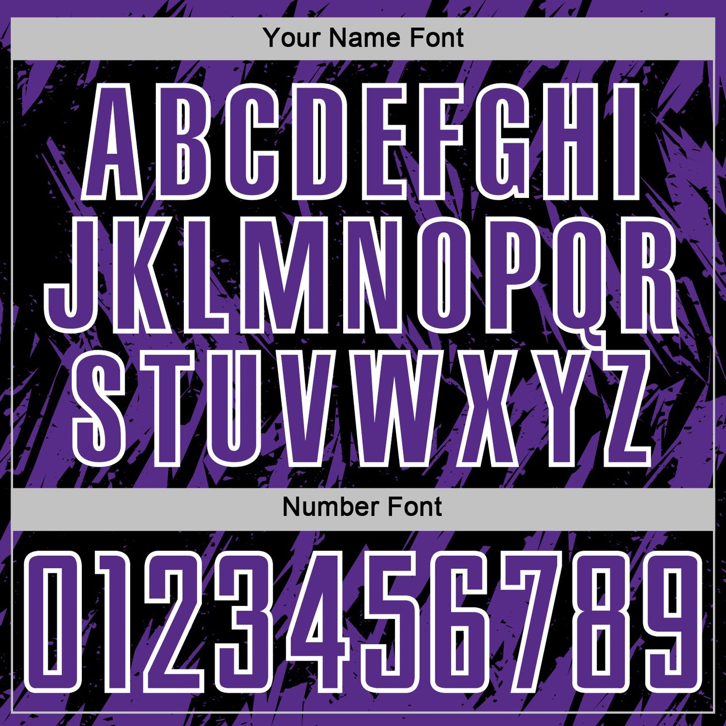 Custom Black Purple-White Splatter Torn Sharp Brush Stroke Sublimation Soccer Uniform Jersey view 6