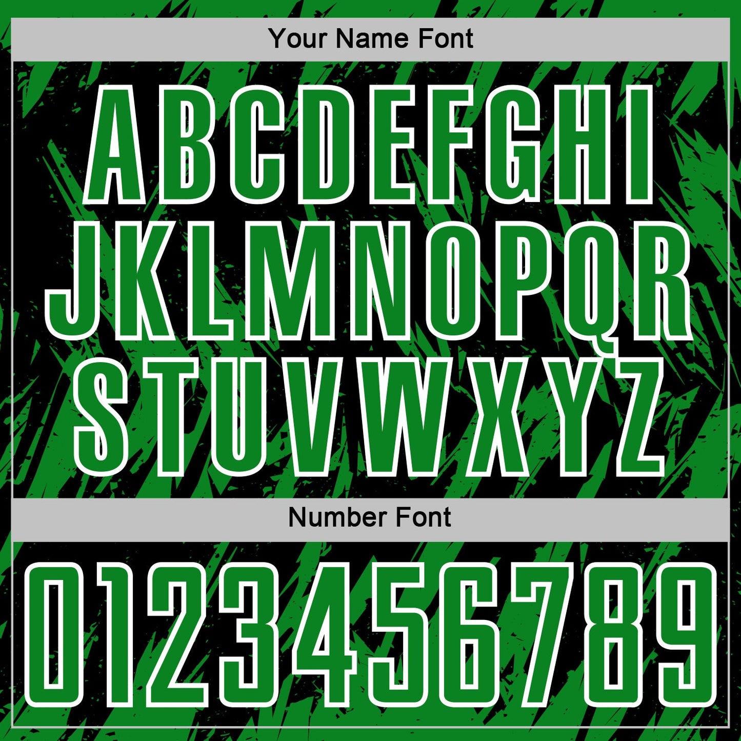 Custom Black Grass Green-White Splatter Torn Sharp Brush Stroke Sublimation Soccer Uniform Jersey view 6