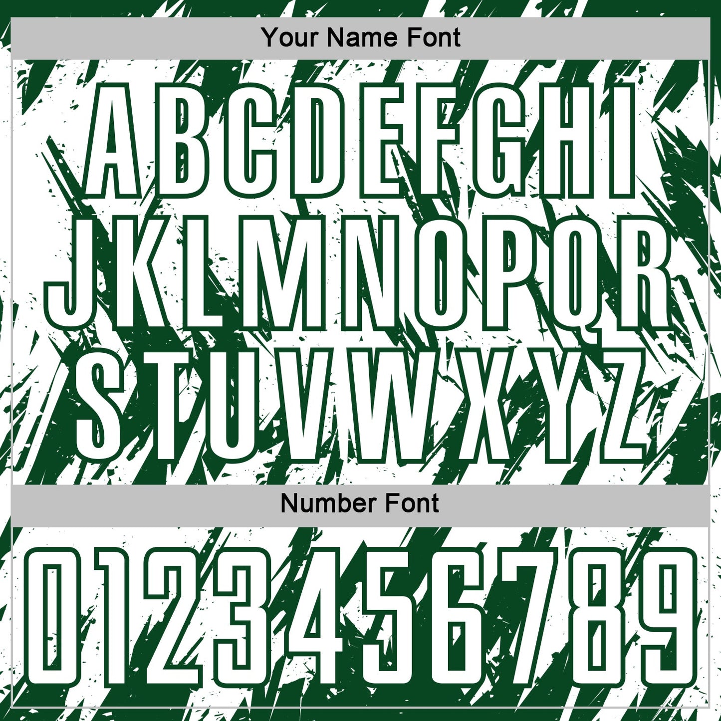 Custom White-Green Splatter Torn Sharp Brush Stroke Sublimation Soccer Uniform Jersey view 6