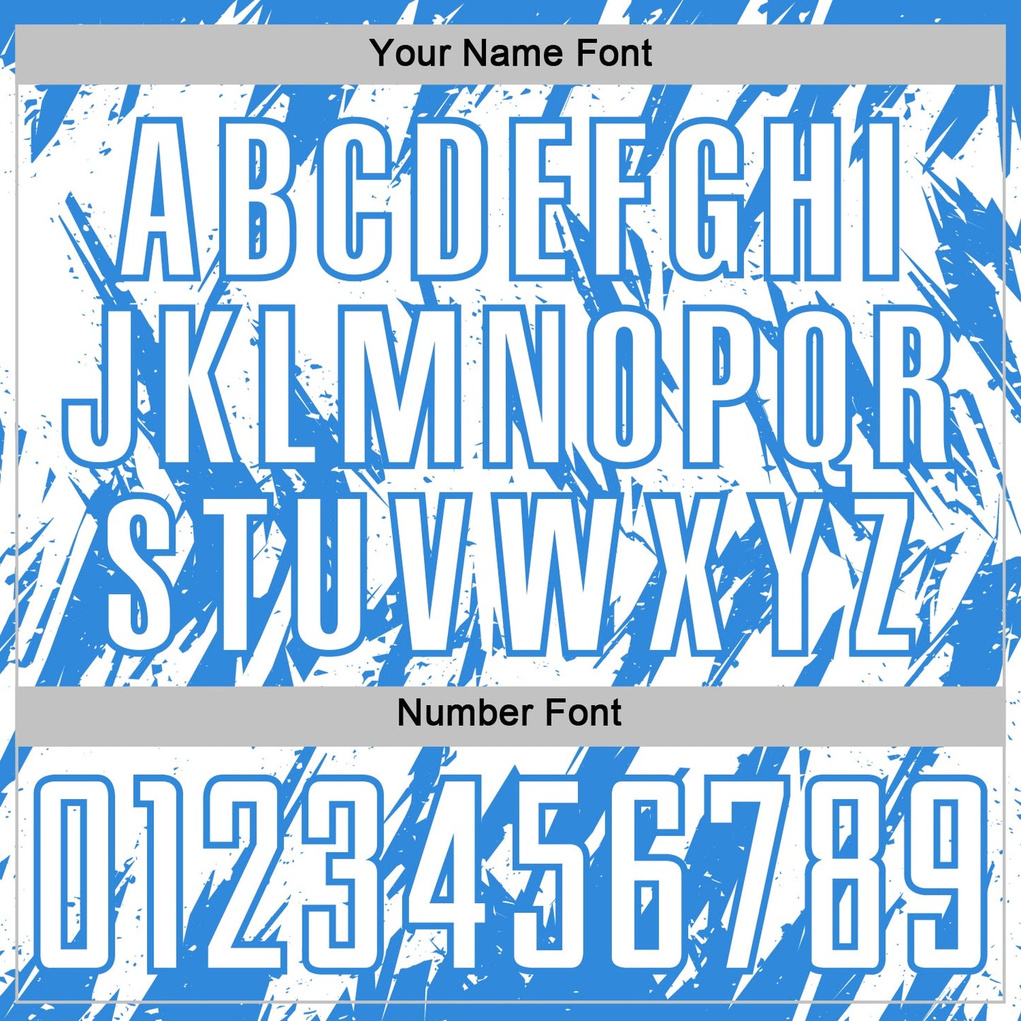 Custom White-Powder Blue Splatter Torn Sharp Brush Stroke Sublimation Soccer Uniform Jersey view 6