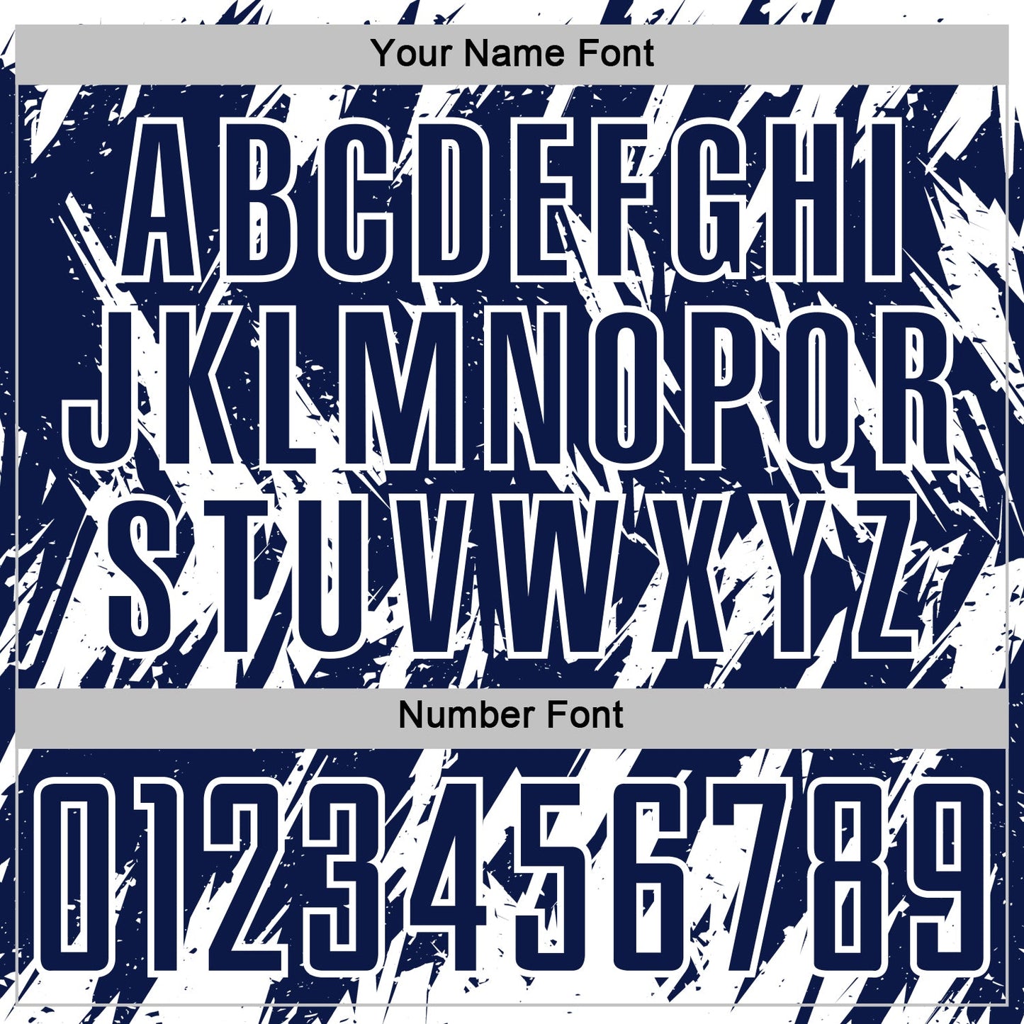 Custom Navy-White Splatter Torn Sharp Brush Stroke Sublimation Soccer Uniform Jersey view 6